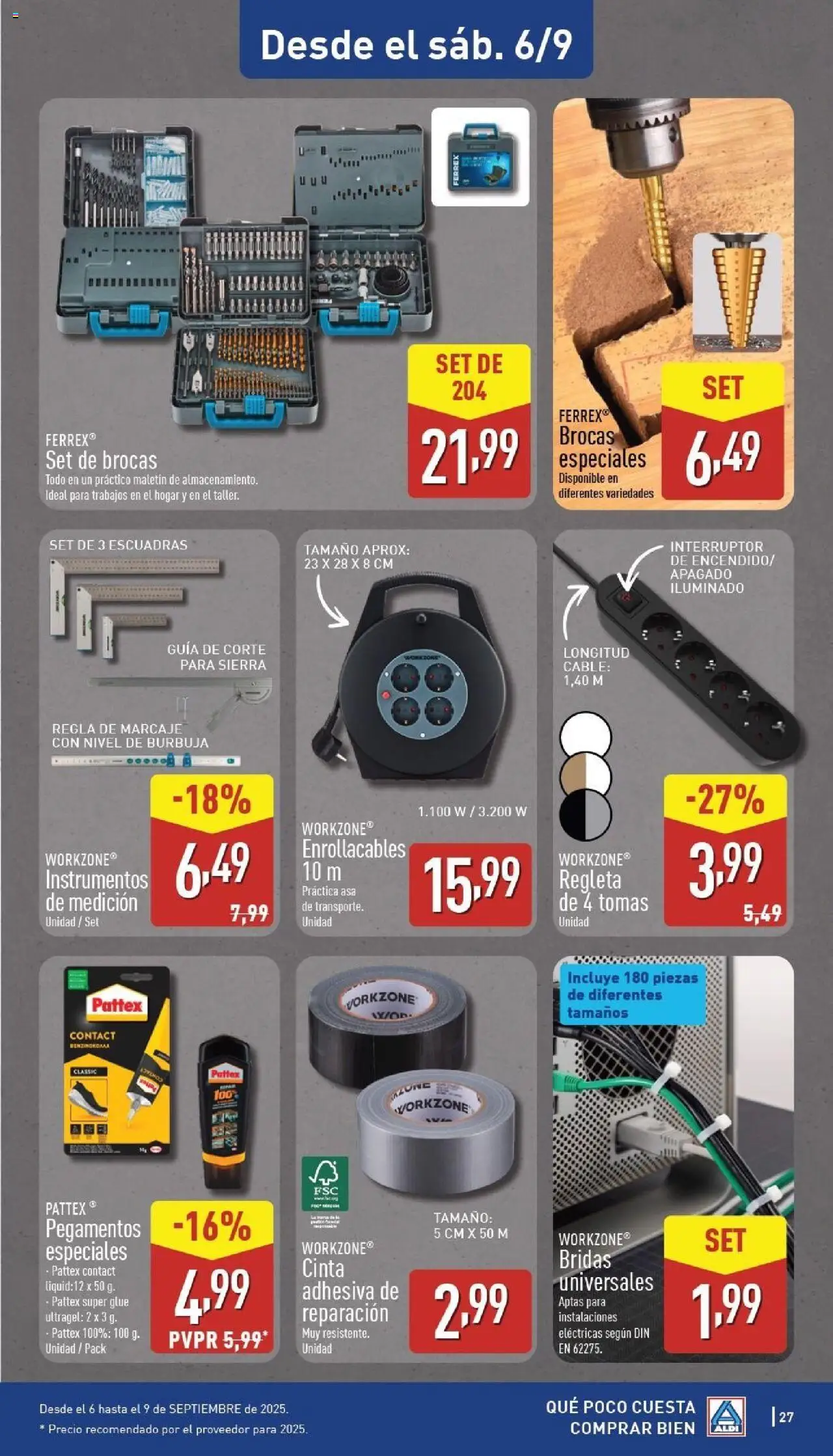 Aldi folleto Canarias │ válido desde el 01.09.2025 | Página: 27 | Productos: Cable