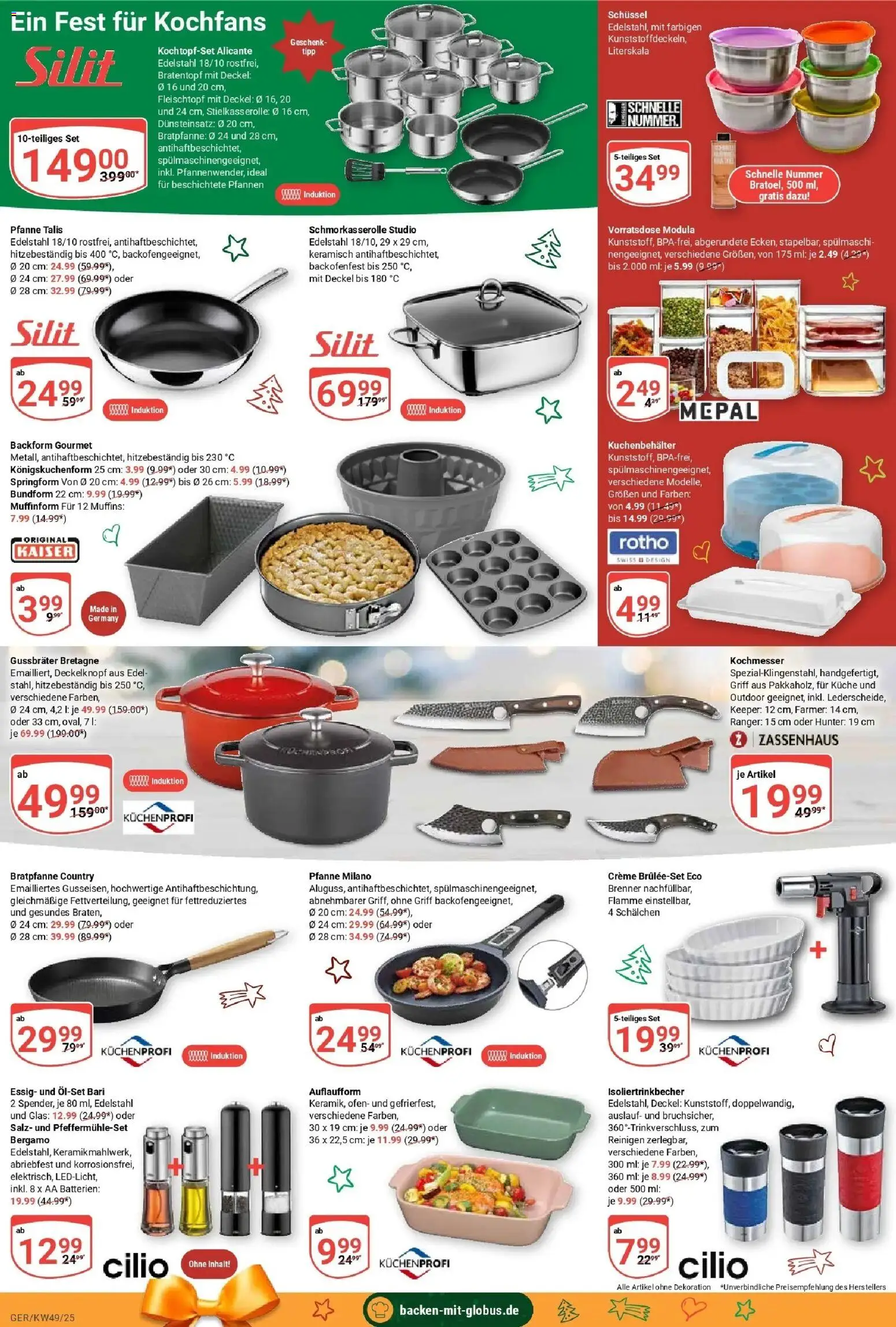 Globus prospekt Gera	 – gültig ab 01.12.2025 | Seite: 28 | Produkte: Batterien, Essig, Küche, Salz