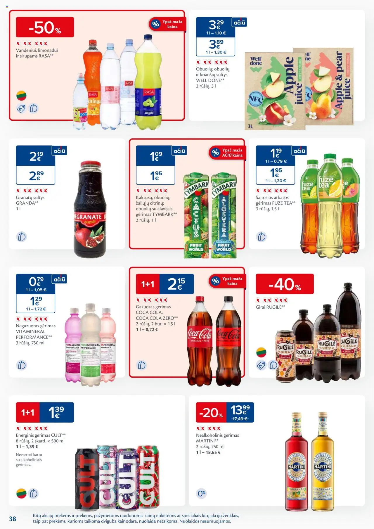 MAXIMA leidinys│galioja nuo 17.06.2025 | Puslapis: 38 | Prekių: Energinis gėrimas, Sultys