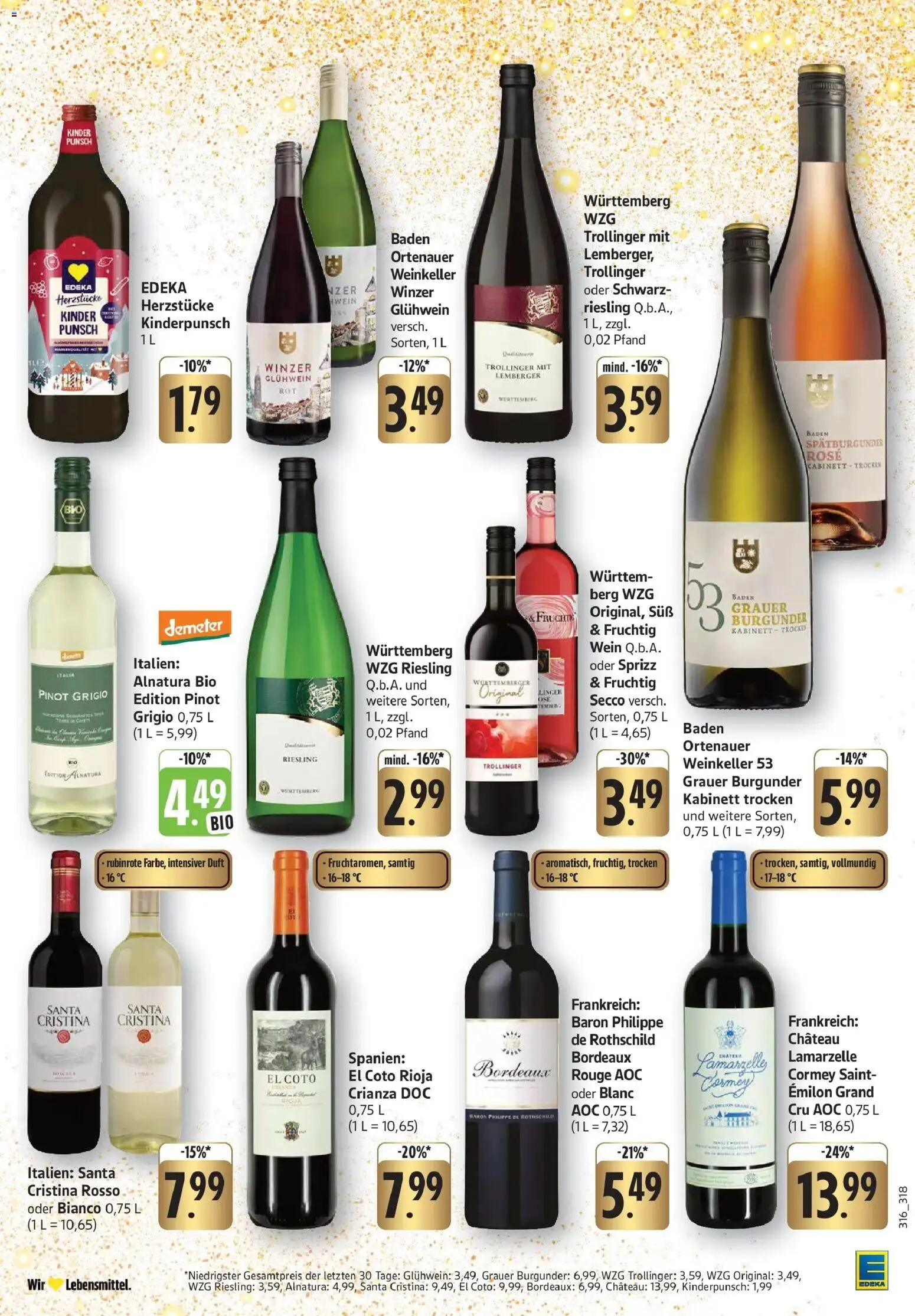 Edeka prospekt Göppingen-Ursenwang	 – gültig ab 15.12.2025 | Seite: 29 | Produkte: Duft, Rouge, Wein