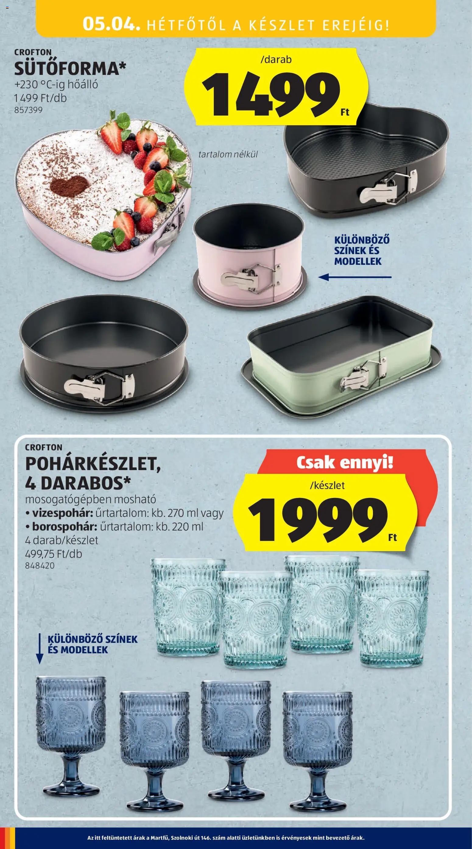 Aldi akciós ujság - amely érvényes a következő dátumtól: 30.04.2026 | Oldal: 50