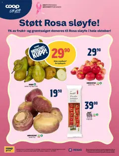 Forhåndsvisning av Coop Prix kundeavis gyldig fra 20.10.2025 | Side: 8 | Produkter: Pærer, Kålrot, Суміш дитяча, Sløyfe