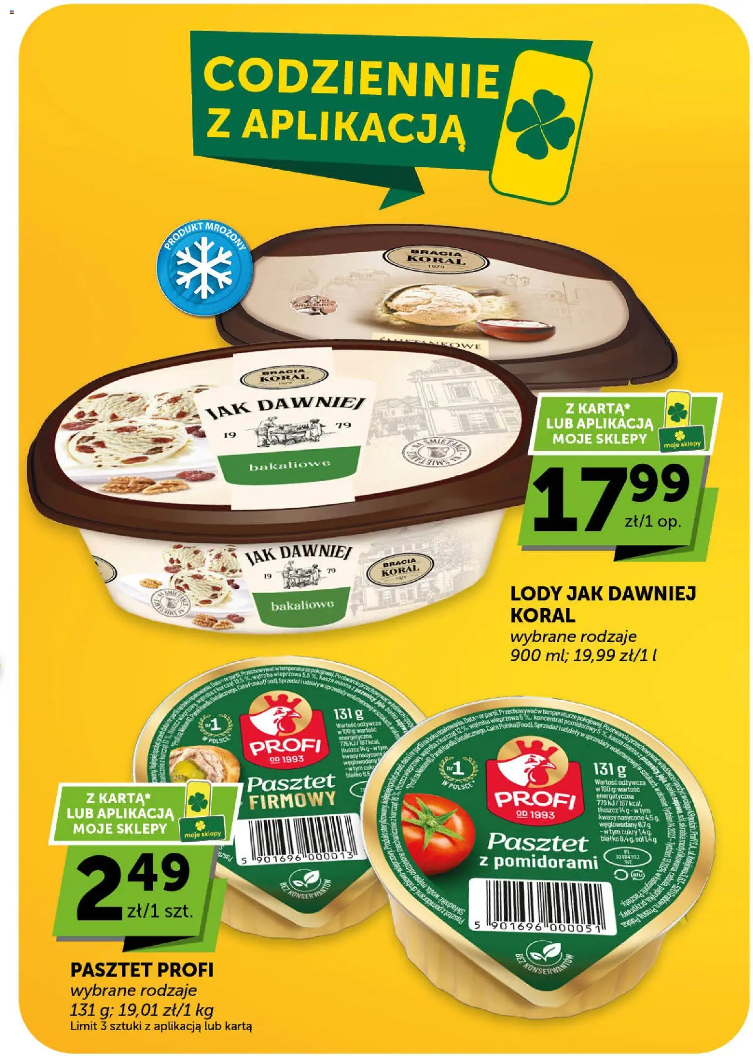 Groszek gazetka - Market od 12.03.2026 | Strona: 9 | Produkty: Karta, Lody, Jaja, Sól