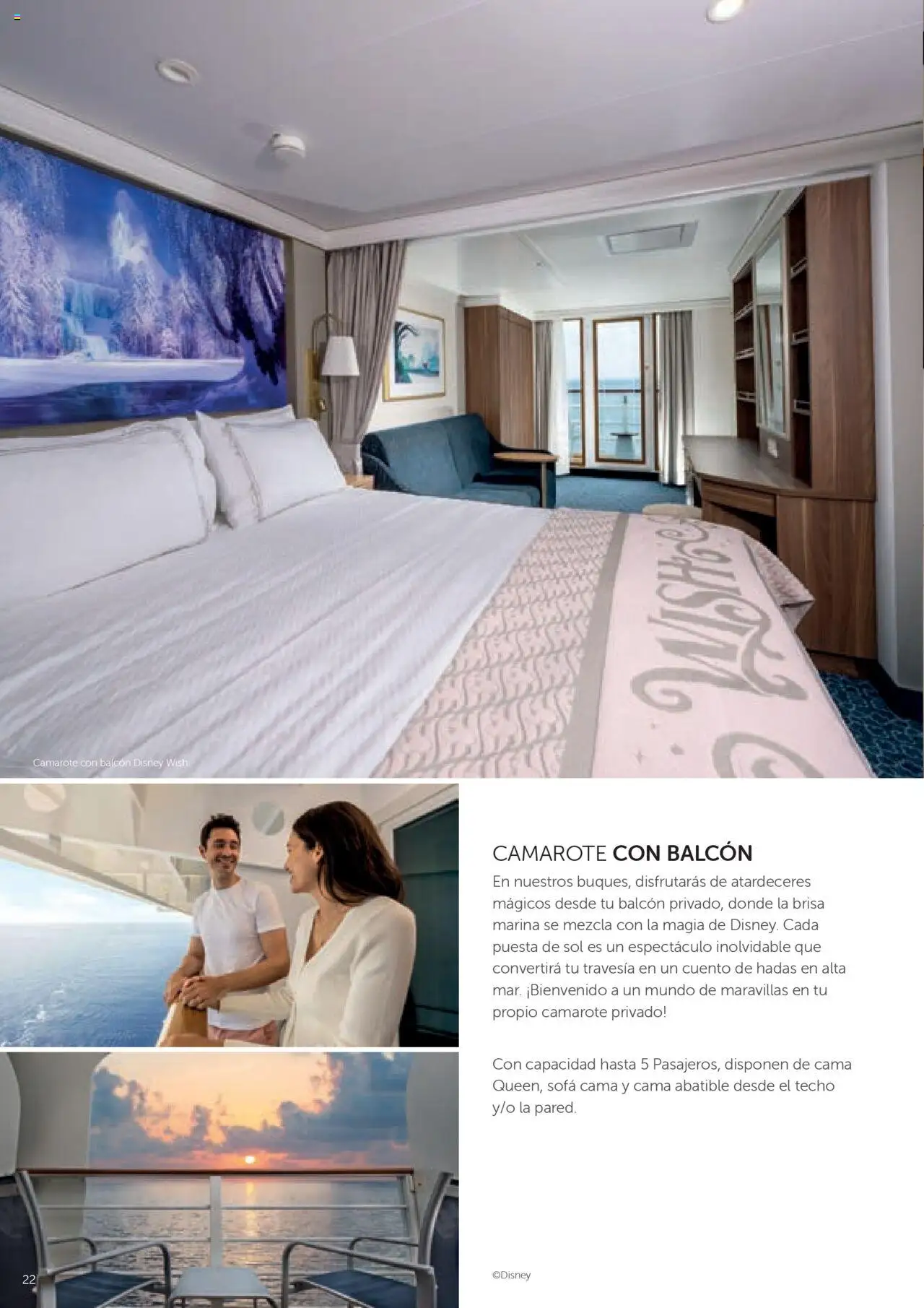 Viajes El Corte Inglés Disney Cruise Line │ válido desde el 28.01.2025 | Página: 22 | Productos: Sofá cama, Cama, Sofá
