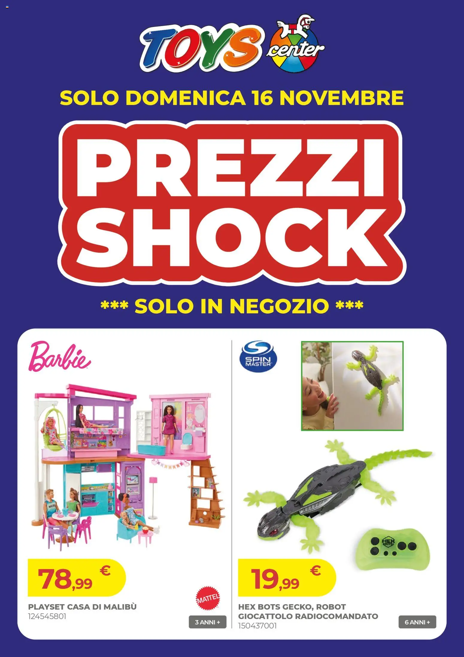 Volantino Toys Center del 16.11.2025 | Pagina: 1 | Prodotti: Robot