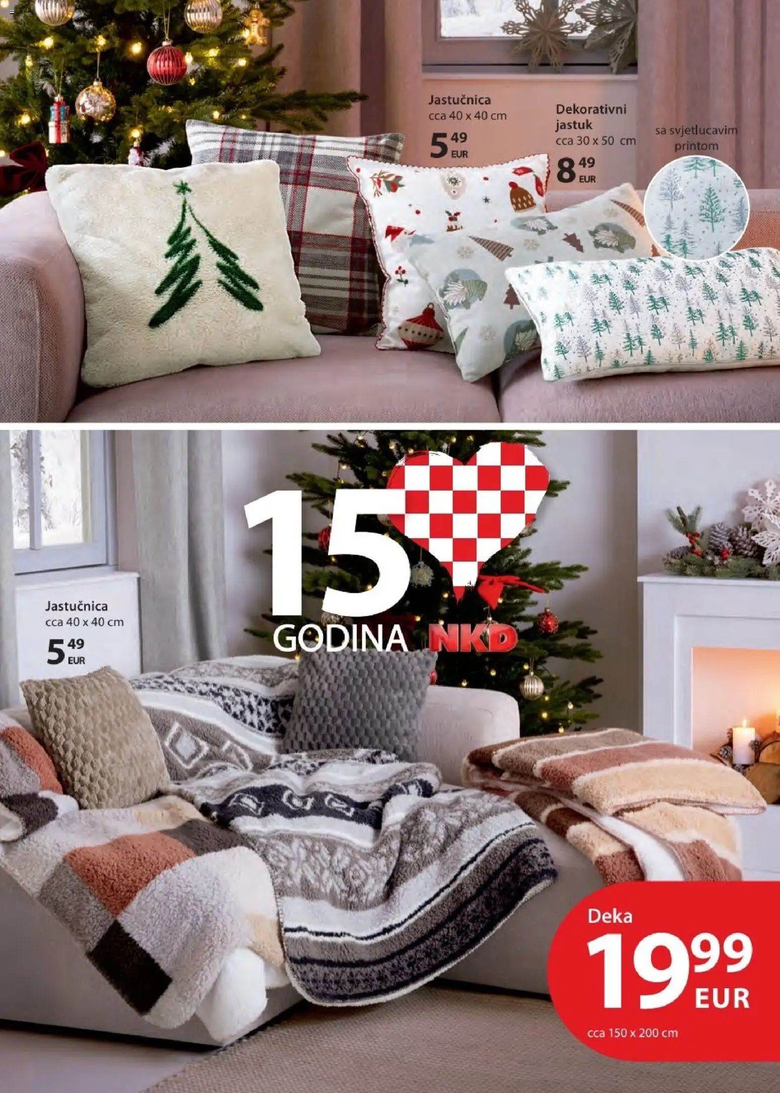 NKD katalog | vrijedi od 30.10.2025 | Stranica: 18 | Proizvodi: Jastuk, Jastučnica, Deka