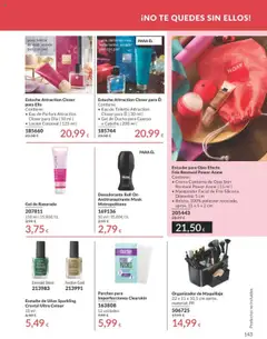 Catálogo AVON campaña 8 │ válido desde el 01.08.2025 | Página: 143 | Productos: Gel de ducha, Desodorante, Crema, Té