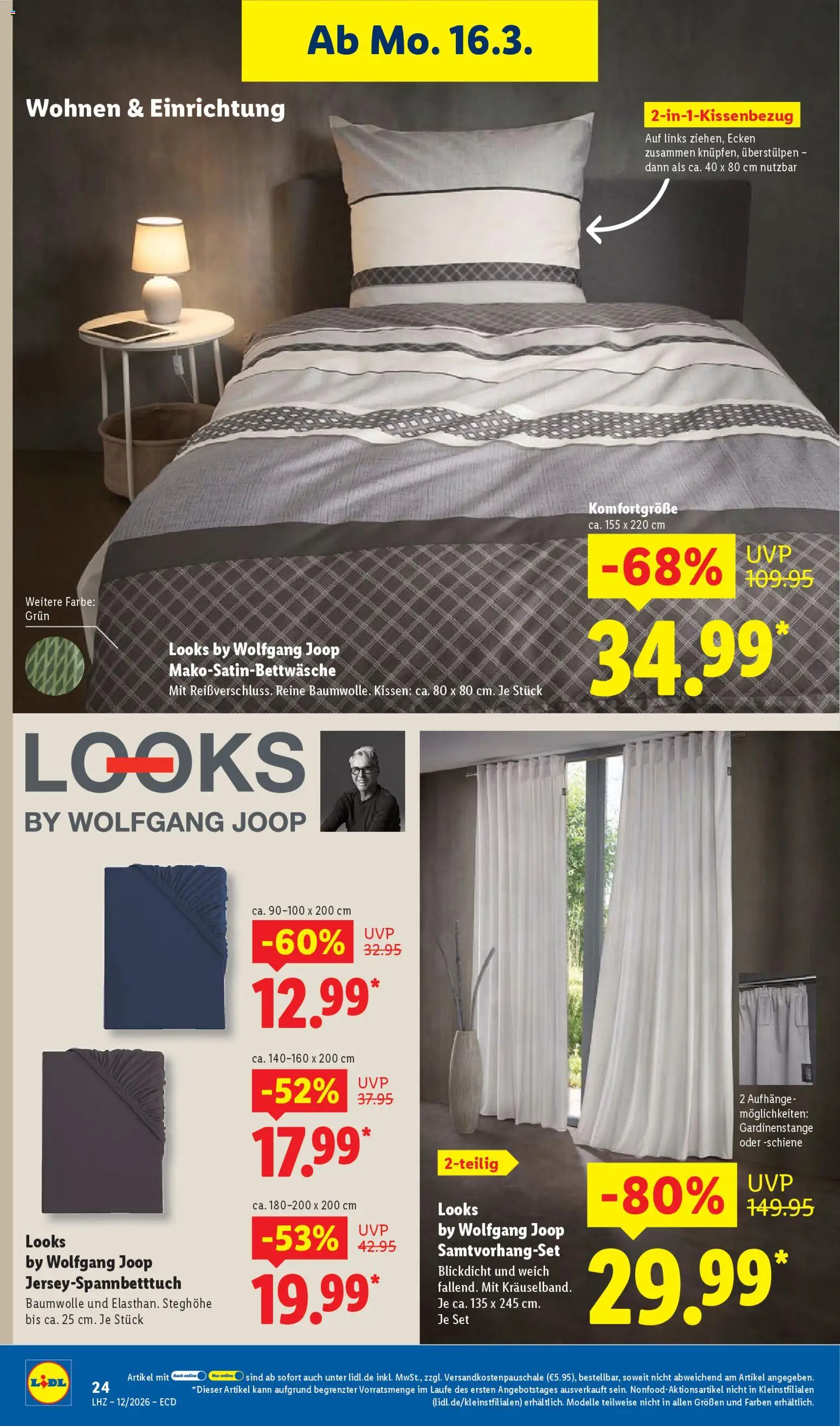 Lidl Prospekt – gültig ab 16.03.2026 | Seite: 40 | Produkte: Kissen