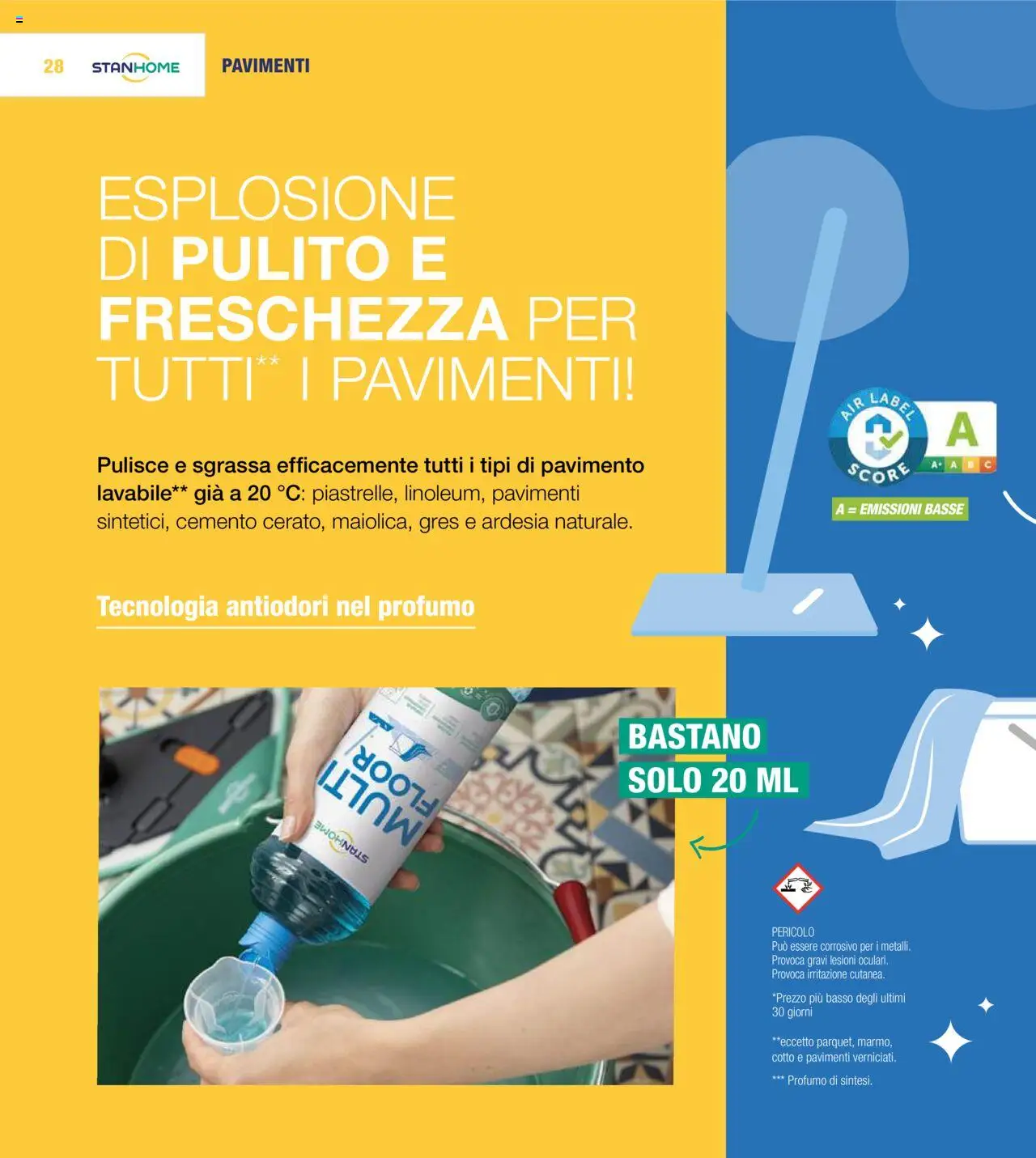Volantino Stanhome del 05.08.2025 | Pagina: 28 | Prodotti: Pavimento, Profumo