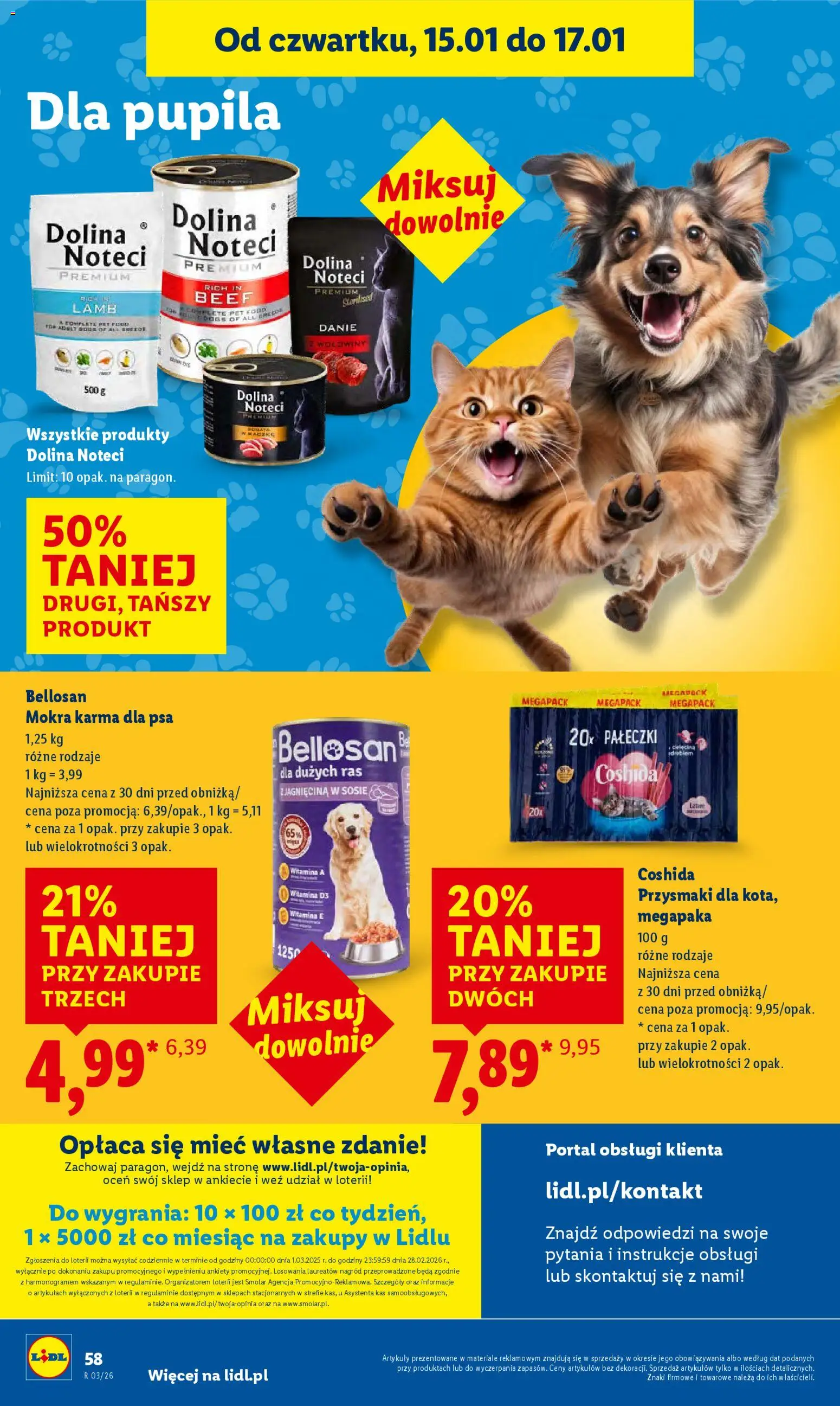 Lidl Gazetka od 15.01.2026 | Strona: 58 | Produkty: Karma dla psa, Karma dla psów