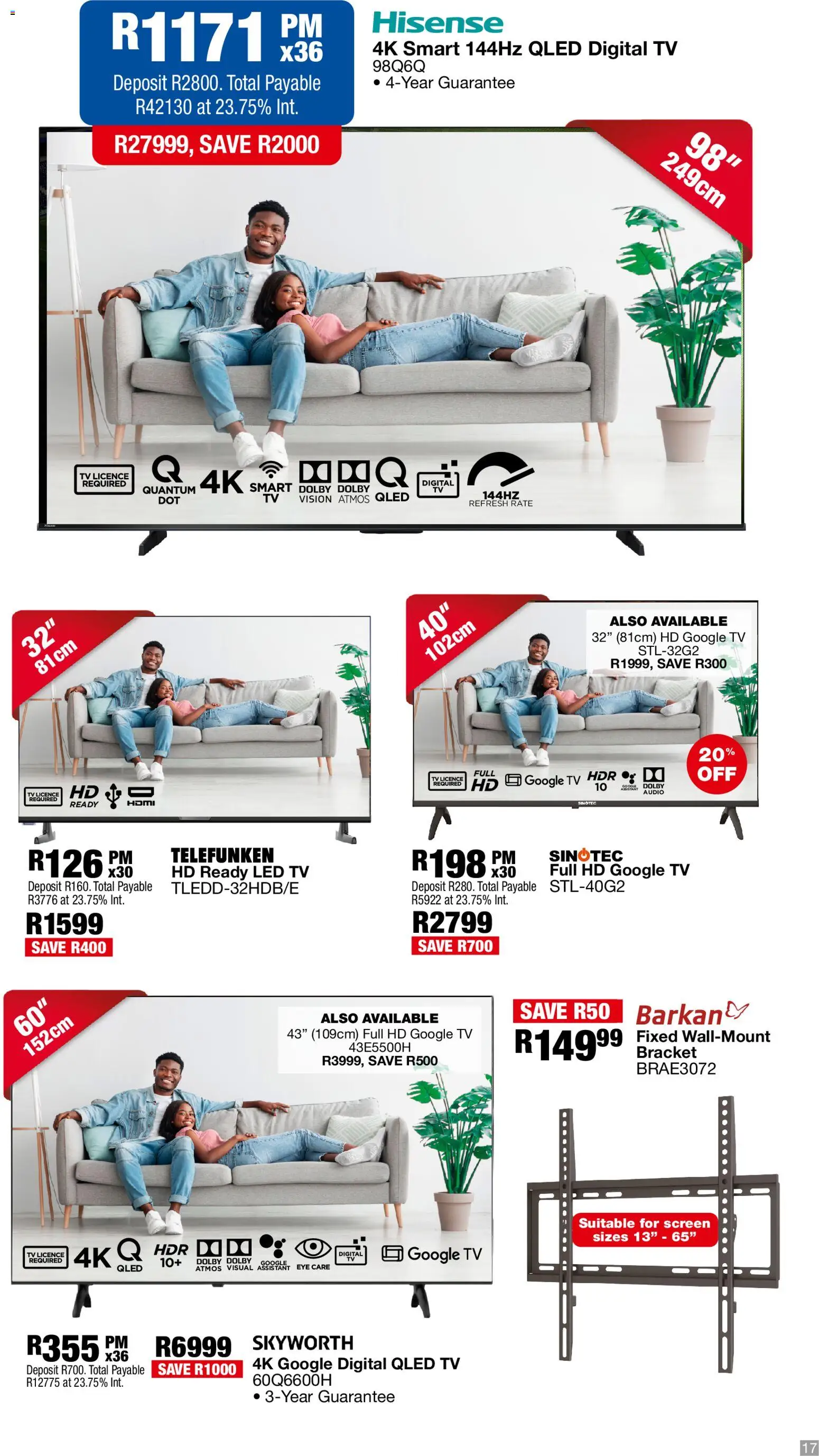 New OK Furniture catalogue – valid from 02.03.2026 | Page: 17 | Products: Audio, TV
