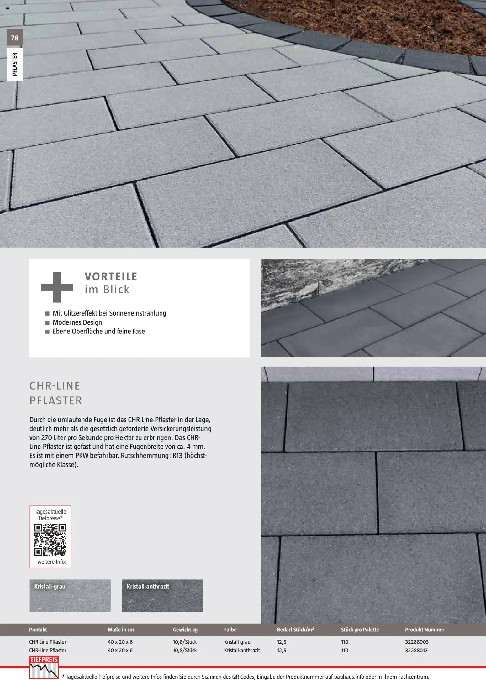 Bauhaus Gartenbaumaterialien gültig ab 01.04.2026 | Seite: 78 | Produkte: Gewicht