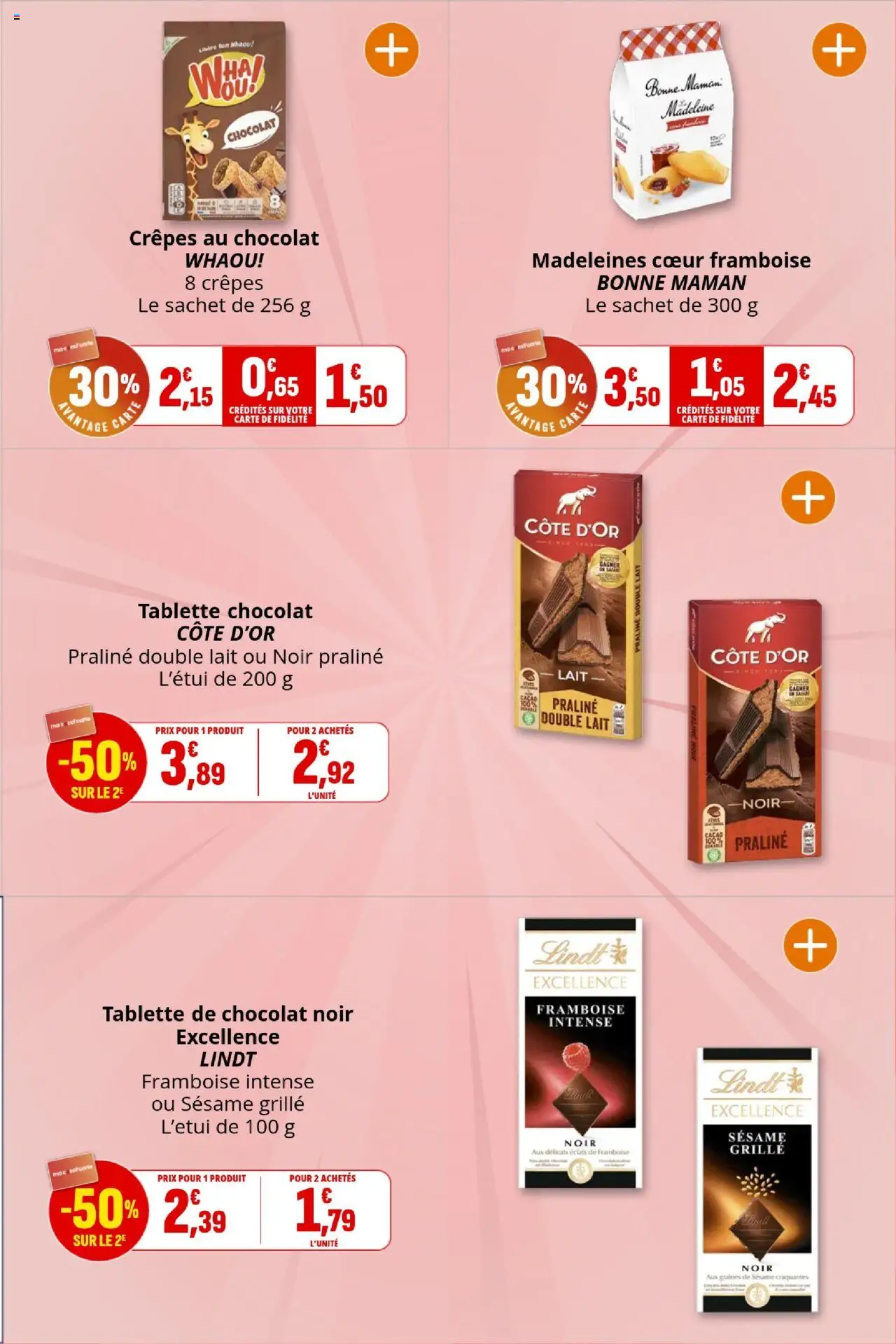 {H1} | Page: 23 | Produits: Tablette, Framboise, Lait, Chocolat