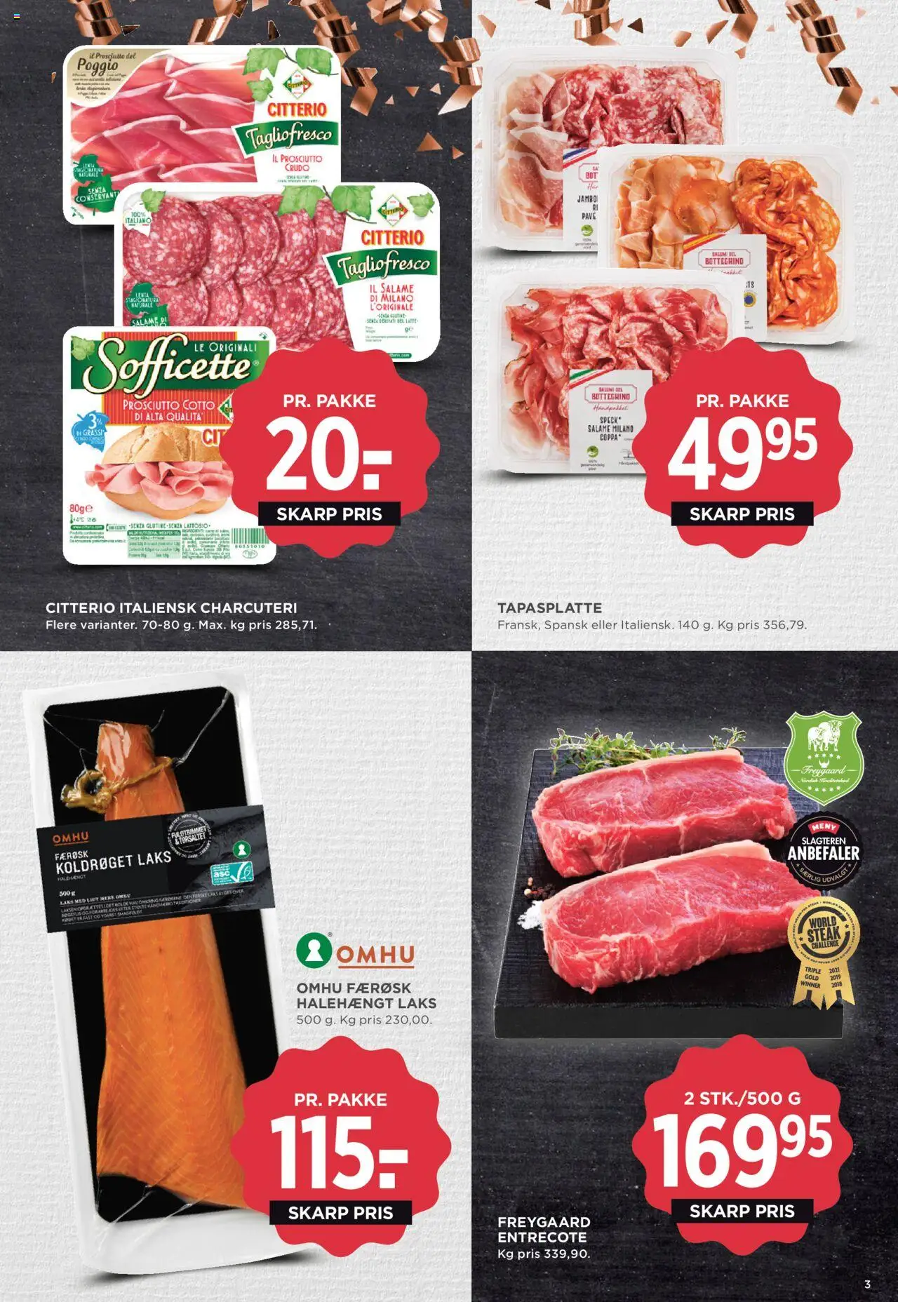 Meny tilbudsavis – gyldig fra 03.10.2025 | Side: 3 | Produkter: Entrecote