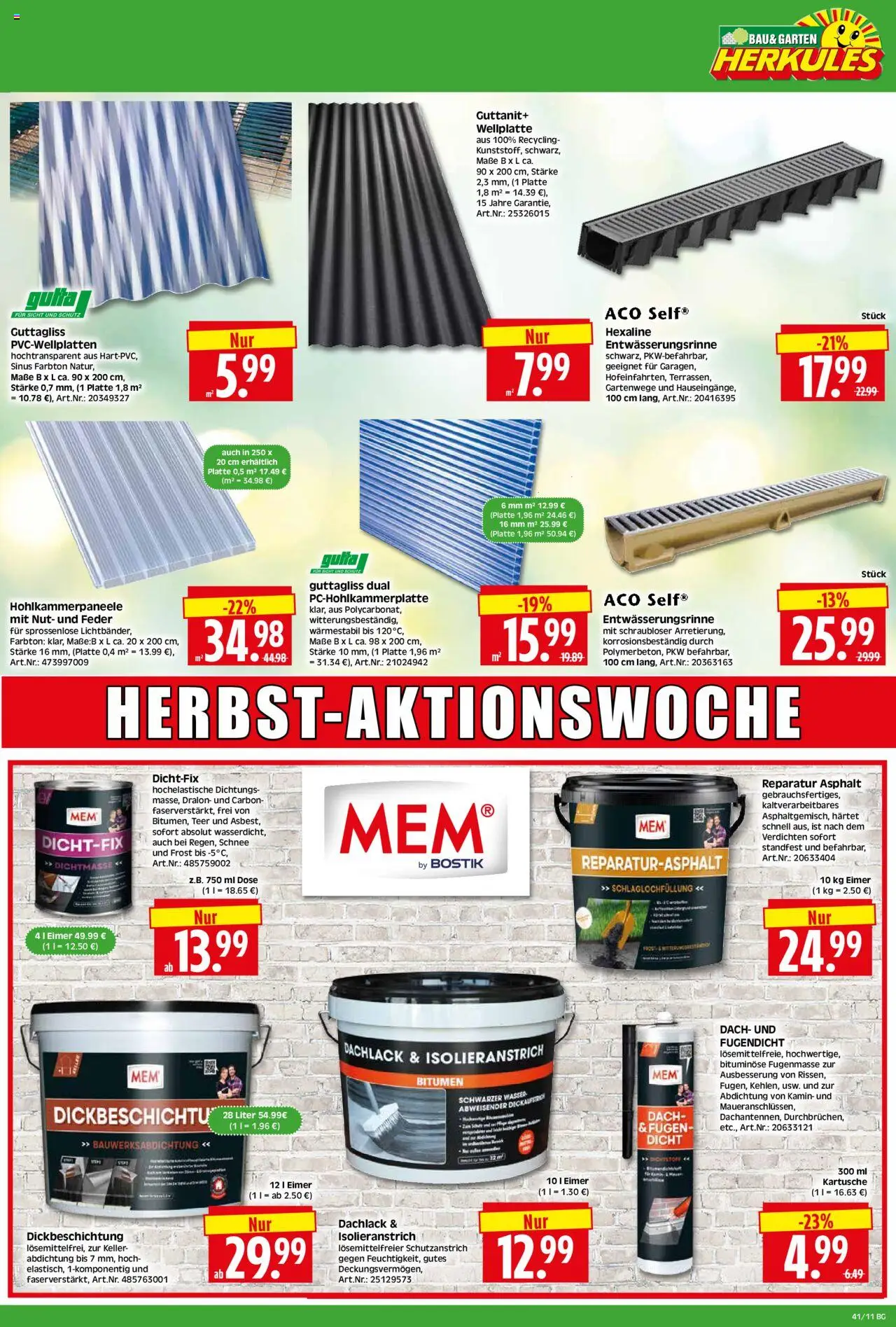HERKULES Bau & Garten – gültig ab 06.10.2025 | Seite: 11 | Produkte: Kamin, Wasser