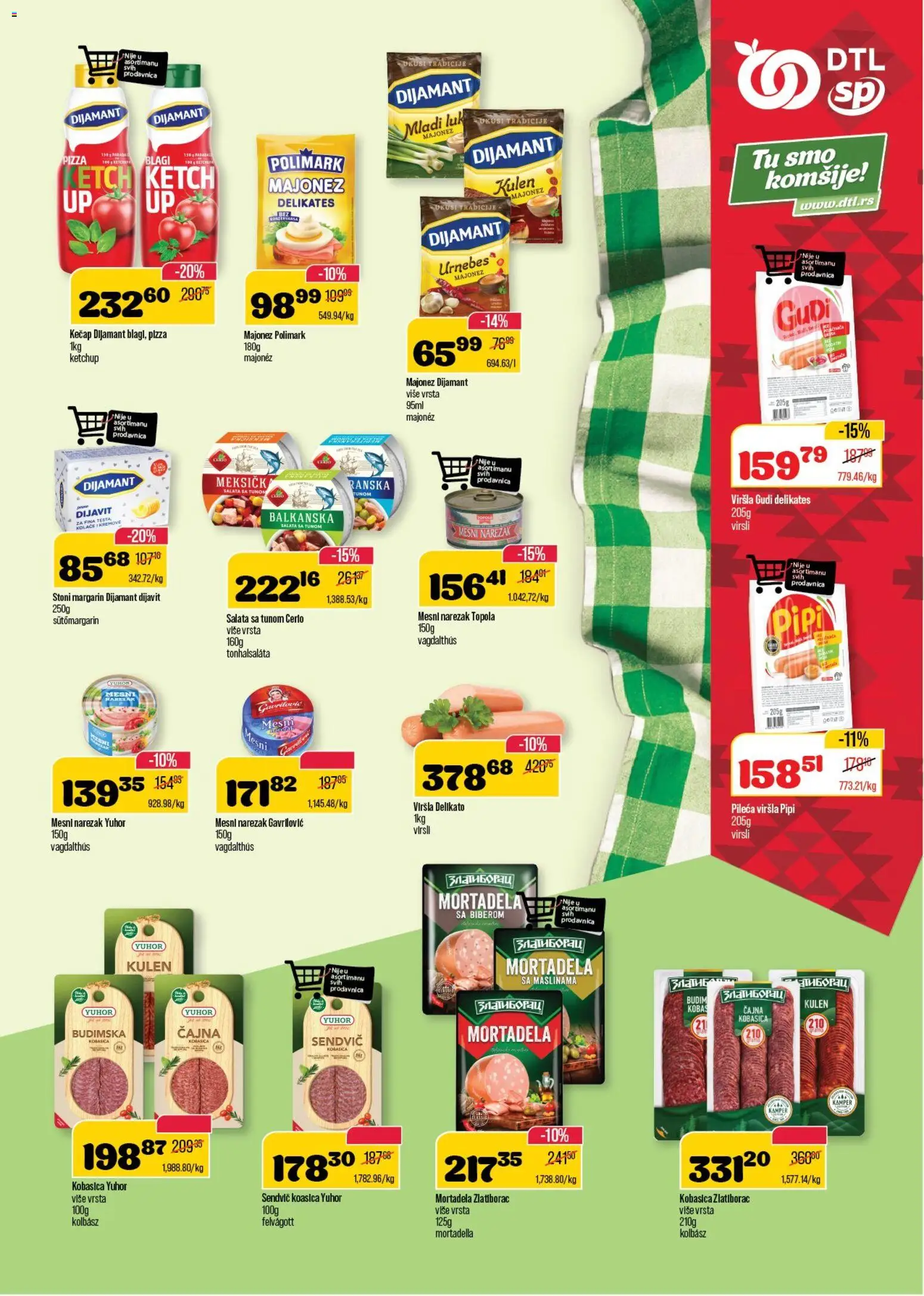 Senta Promet katalog - važi od 05.11.2025 | Strana: 7 | Proizvode: Kulen, Mortadela, Kobasica, Mesni narezak