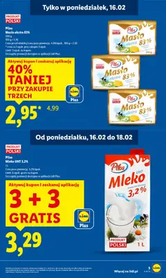 Pogląd oferty "Pilos Masło ekstra 83%, 200 g" - ważna od 16.02.2026 | Strona: 3