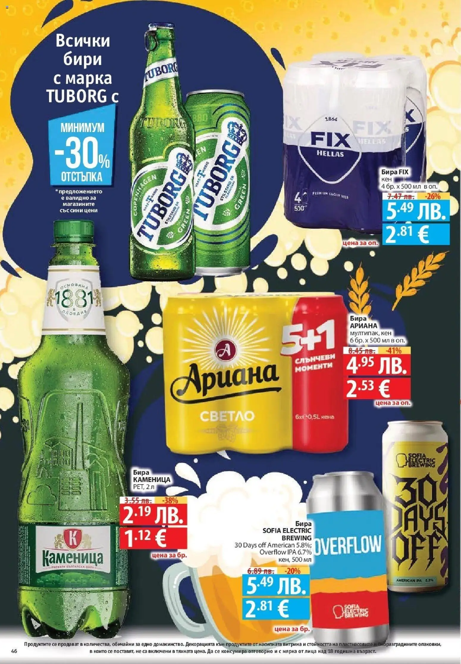 {H1} | Страница: 46 | Продукти: Бира, Кен