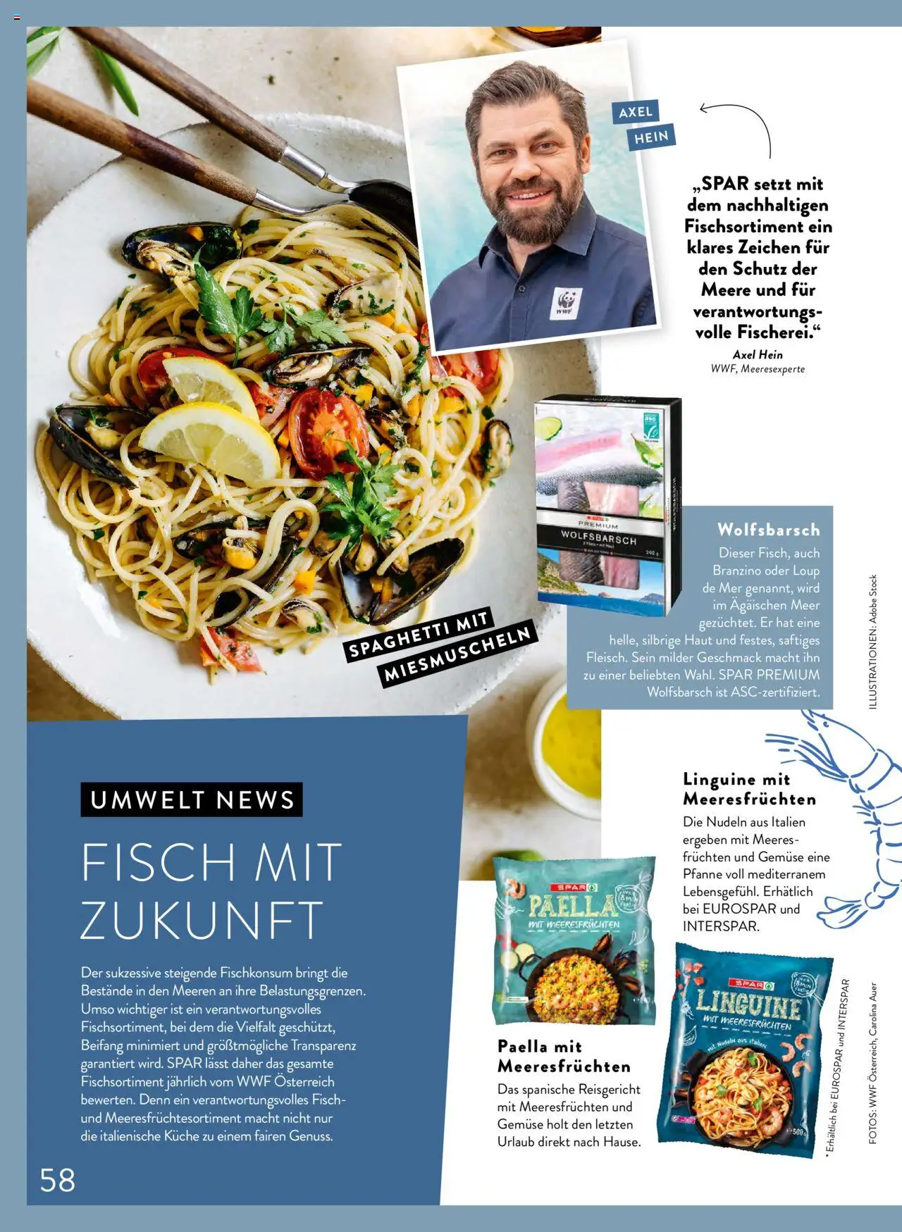 Spar Mahlzeit! Magazin gültig ab 01.07.2025 | Seite: 58 | Produkte: Gemüse, Hajdina liszt, Fisch, Nudeln