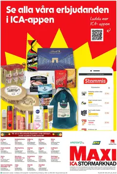 Lindt CHAMPS-ELYSÉES, Chokladpraliner - Förhandsvisning av reklamblad från butik ICA Maxi aktuell från 15.12.2025 | Sida: 18