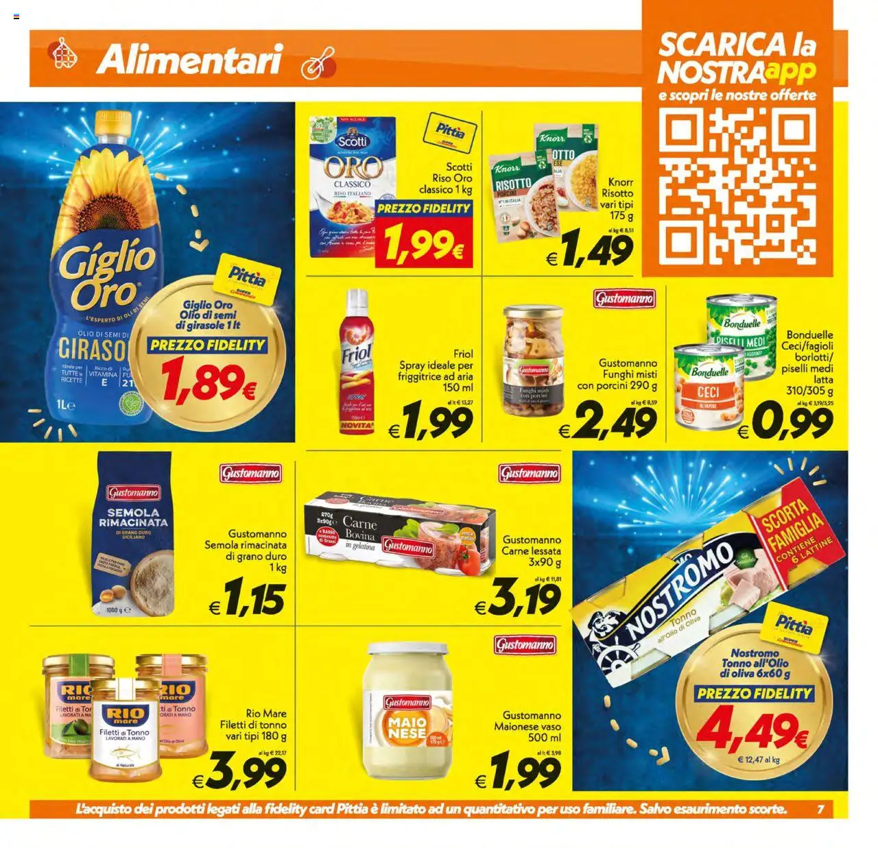 Volantino SuperConveniente del 17.10.2025 | Pagina: 7 | Prodotti: Riso, Olio, Friggitrice, Olio di semi di girasole