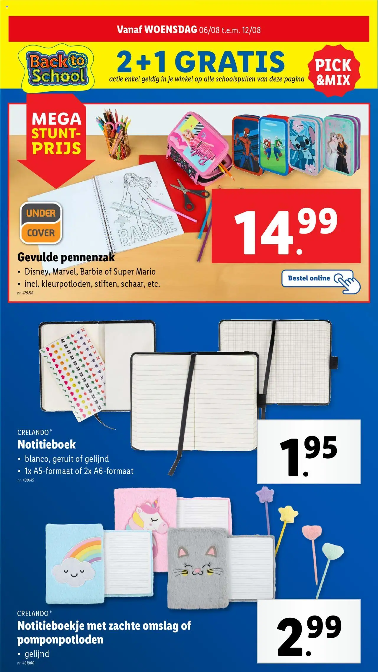  | Pagina: 33 | Producten: Notitieboekje