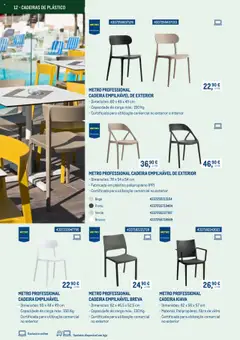 Pré-visualização Makro - Mobiliário e equipamento para esplanadas - Catálogo 2025 válido de 03.03.2025 | Página: 12
