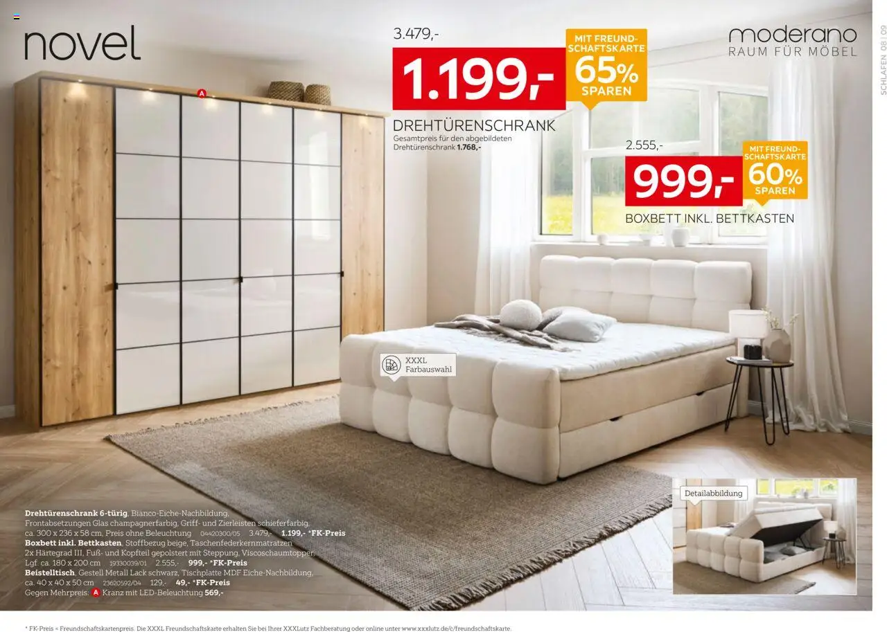 XXXL Lutz Nr. 1 beim Preis - gültig ab dem 18.08.2025 | Seite: 16 | Produkte: Drehtürenschrank