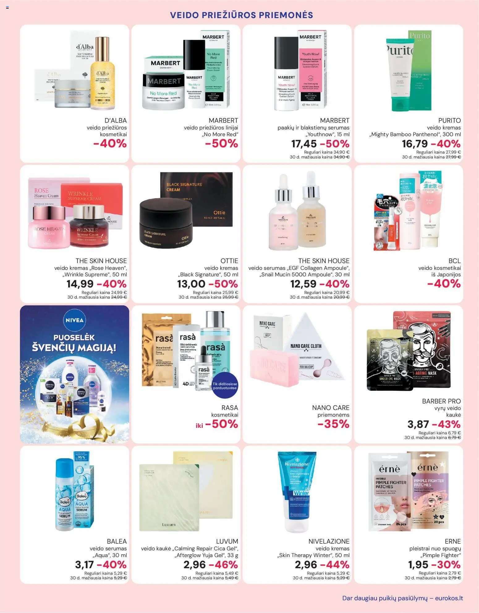 Eurokos akcijos nuo 25.11.2025 | Puslapis: 9 | Prekių: Kremas, Kaukė, Veido kaukė