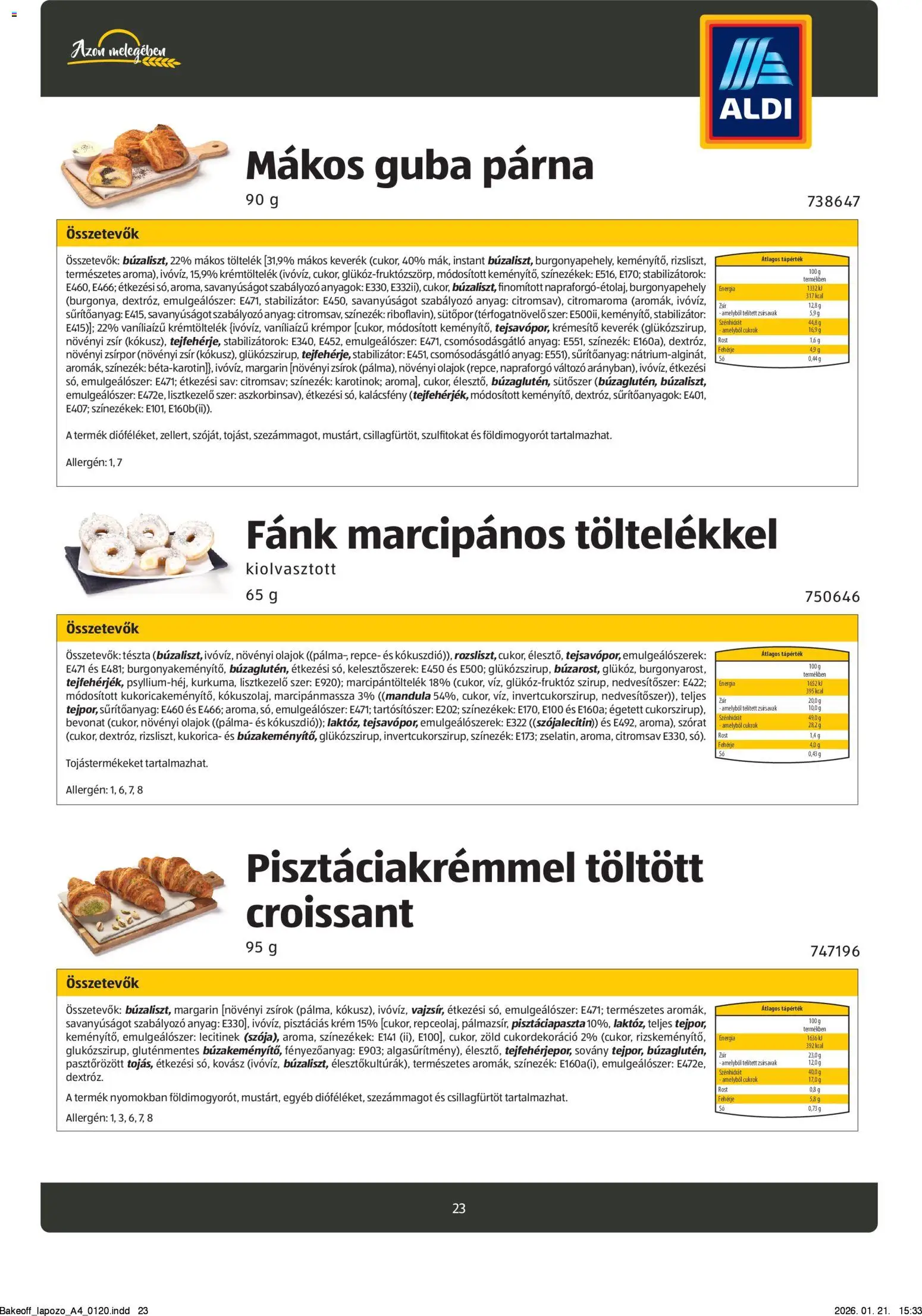 Aldi akciós ujság - amely érvényes a következő dátumtól: 26.08.2024 | Oldal: 23 | Termékek: Sütőpor, Fehérje, Alma, Eper