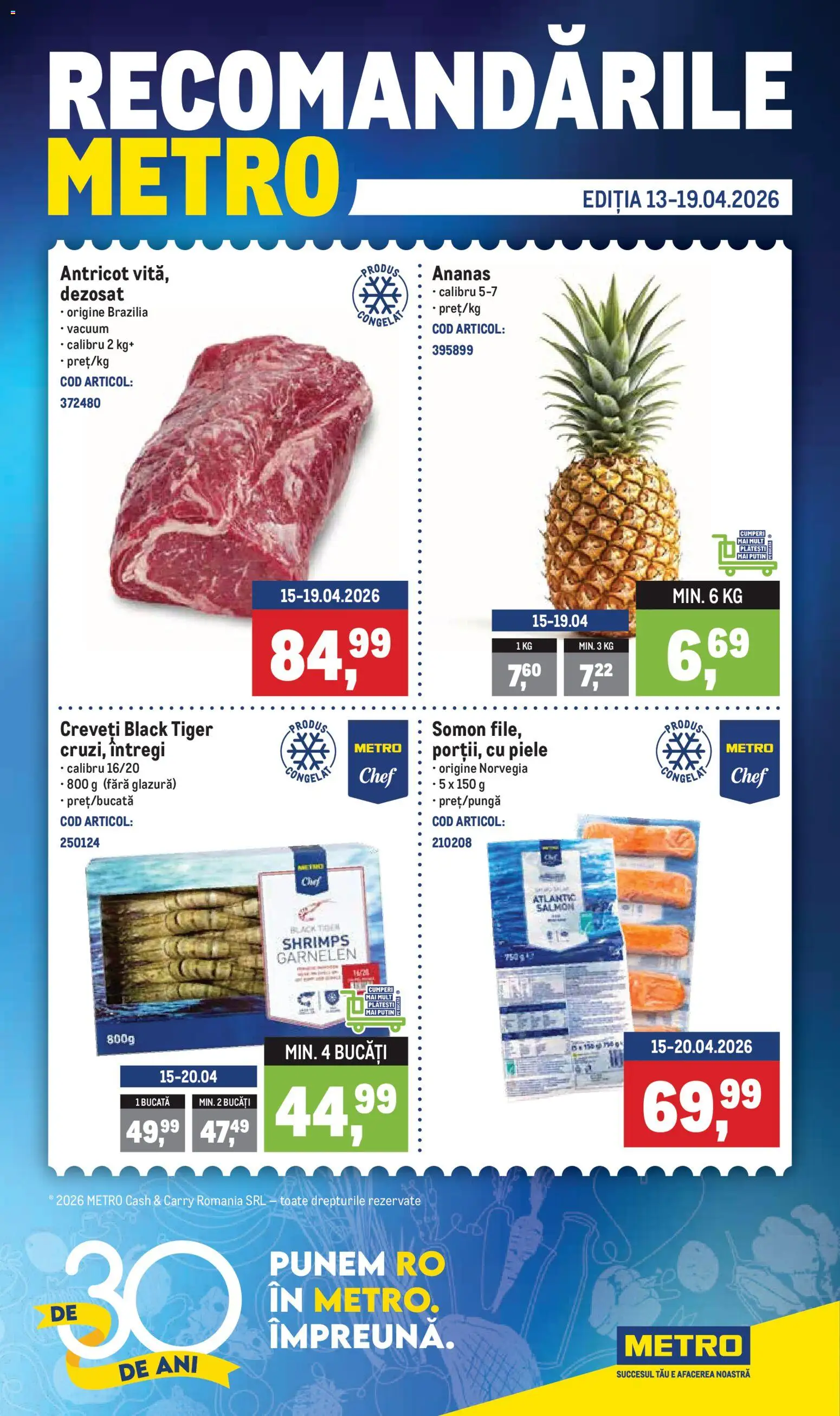 Noul catalog Metro – valabil de la 13.04.2026 | Pagină: 1 | Produse: Ananas