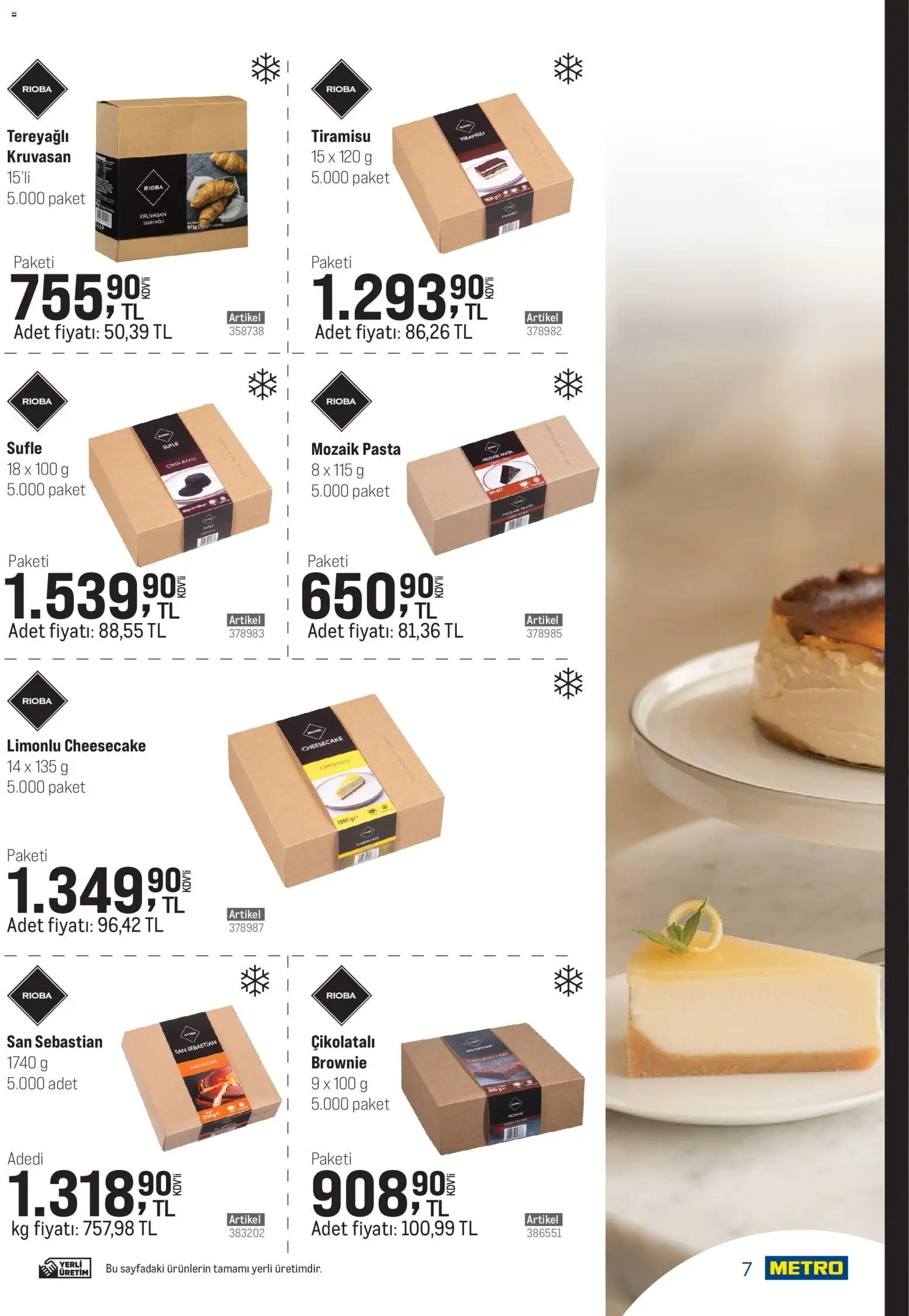 Metro - Şehir Otelleri - 01.04.2026 tarihinden itibaren geçerlidir | Sayfa: 7