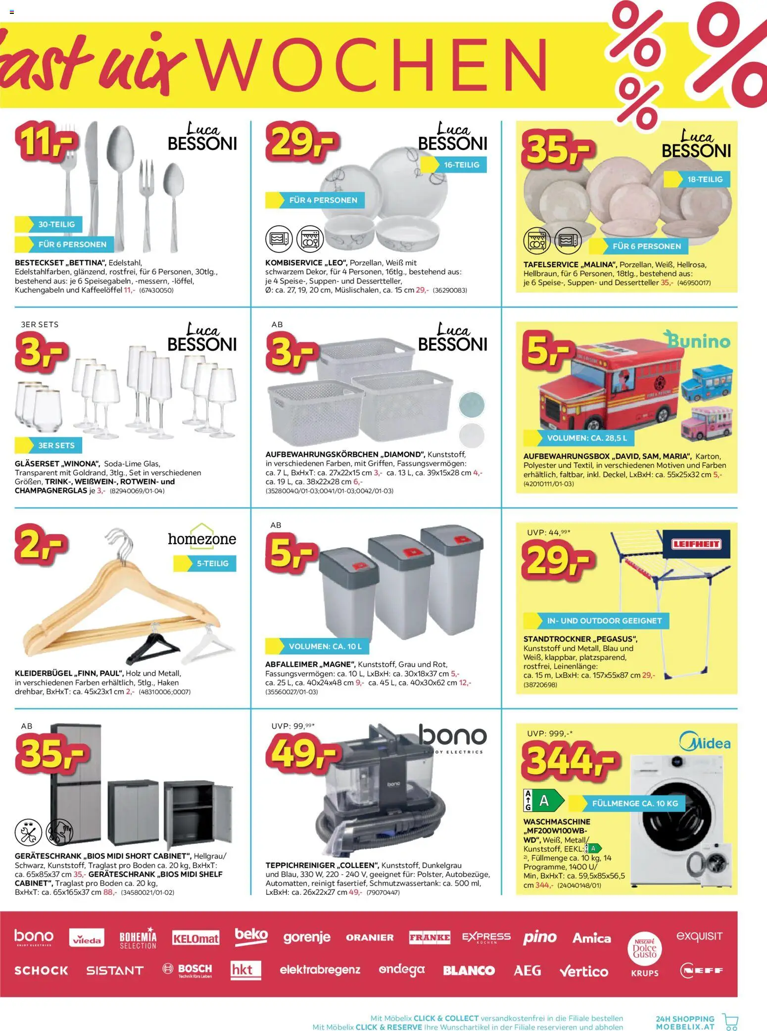 Möbelix Angebote gültig ab 31.03.2026 | Seite: 7 | Produkte: Waschmaschine, Kleiderbügel