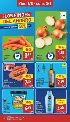 Aldi folleto Península │ válido desde el 28.07.2025 | Página: 24 | Productos: Λάχανο, Vino, Zanahoria, Helado