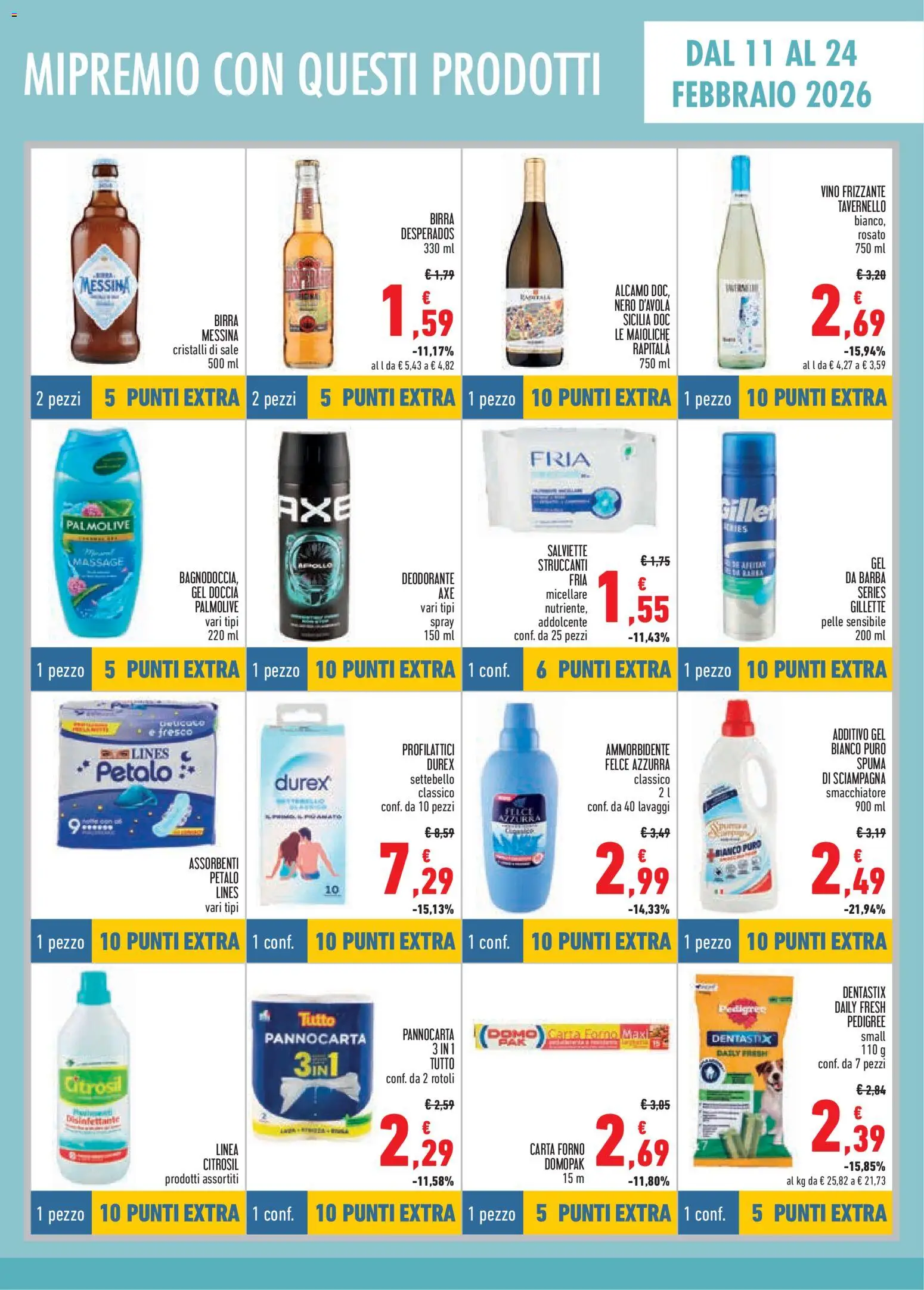 Volantino Conad del 29.01.2026 | Pagina: 11 | Prodotti: Ammorbidente, Profilattici, Forno, Carta forno