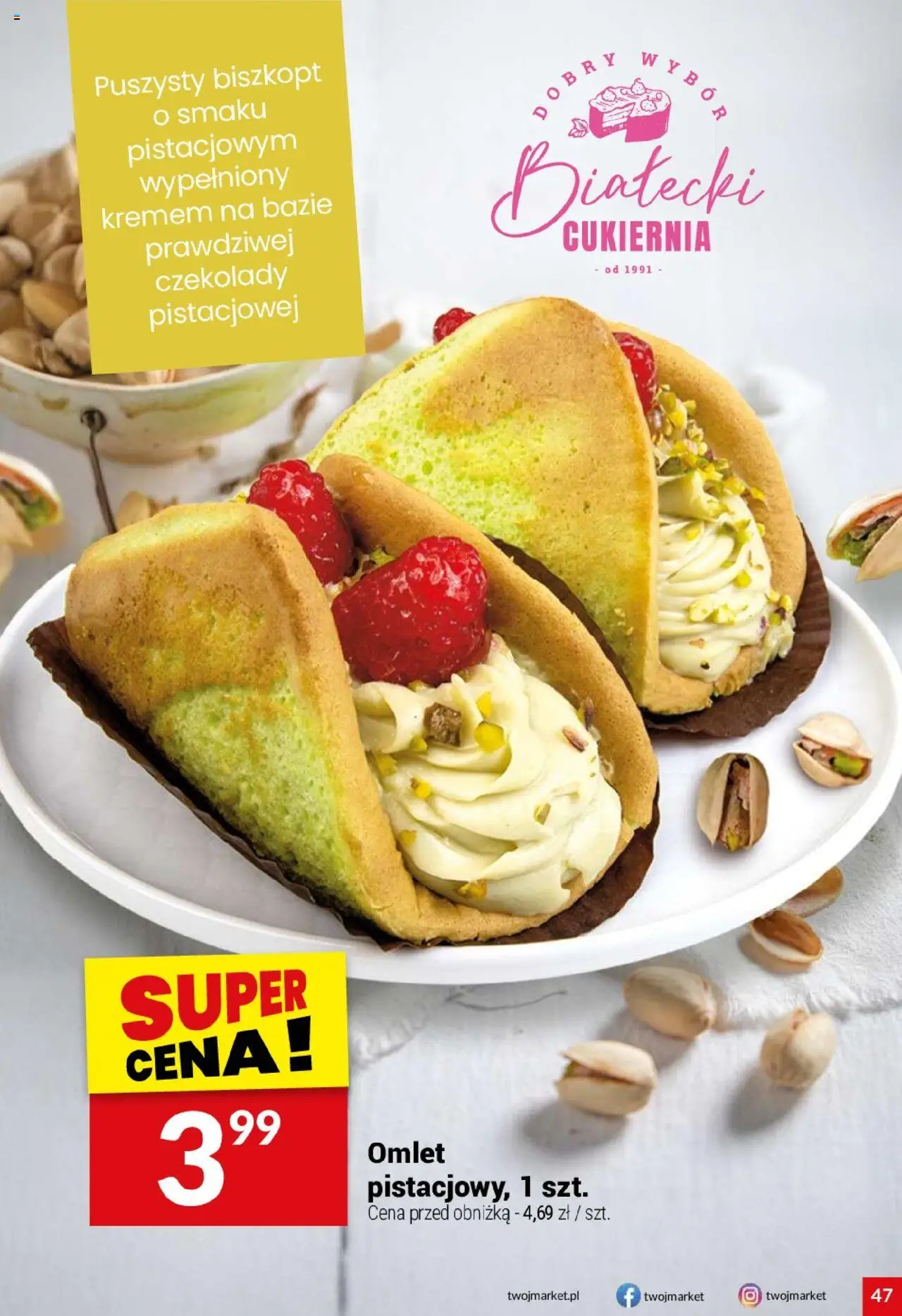Twój Market Gazetka od 20.08.2025 | Strona: 47 | Produkty: Czekolady