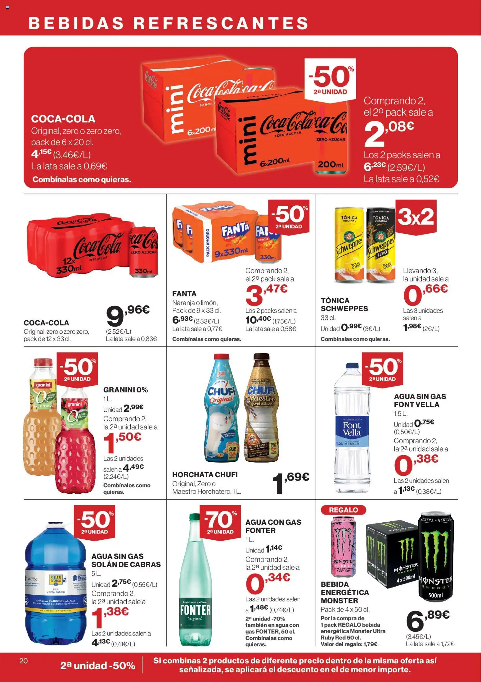 Supercor folleto │ válido desde el 25.03.2026 | Página: 20 | Productos: Agua con gas