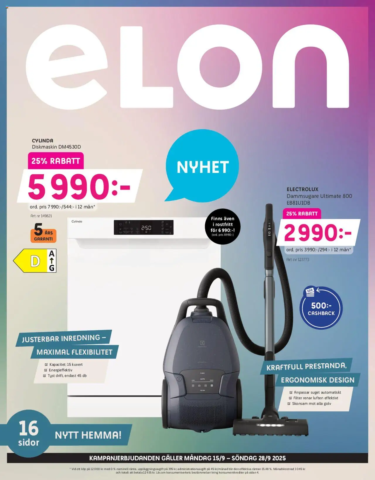 Elon reklamblad aktuell från 15.09.2025 | Sida: 1
