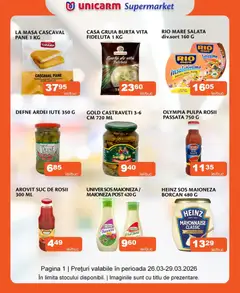 Ofertele Unicarm valabile de la 26.03.2026