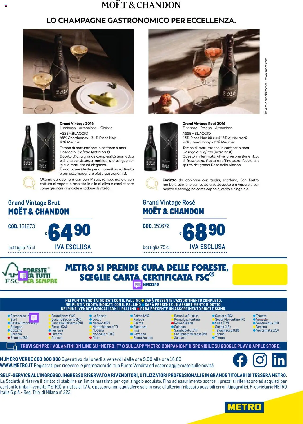 Volantino Metro del 06.11.2025 | Pagina: 132 | Prodotti: Balsamo, Maiale, Olio, Champagne