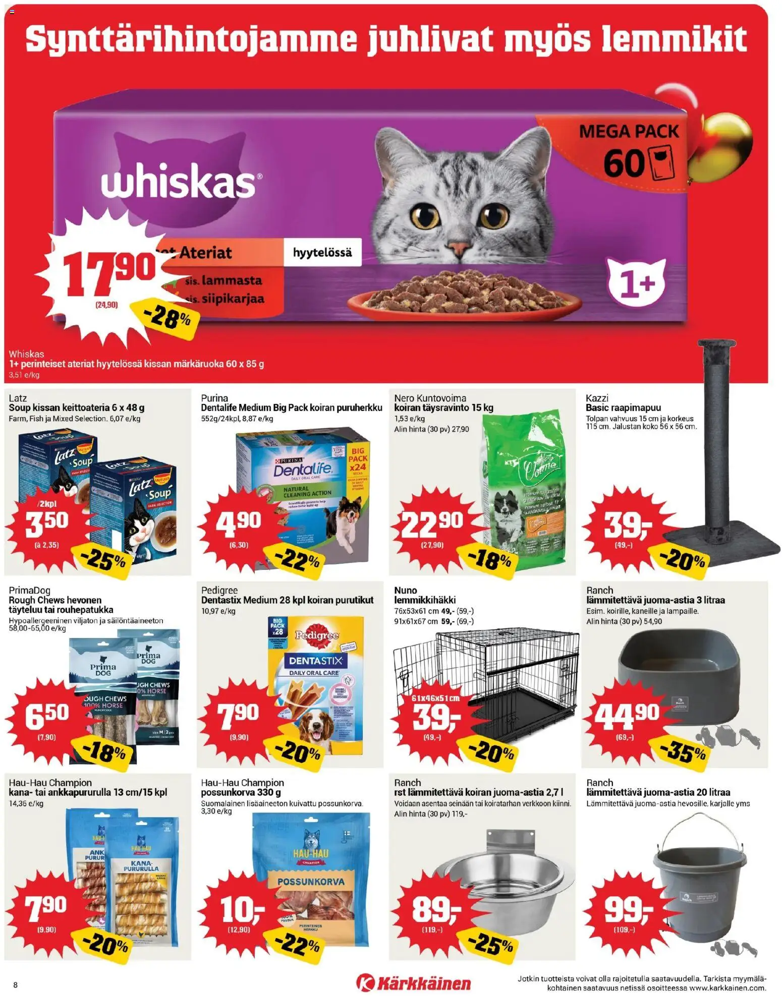 Kärkkäinen tarjoukset – voimassa 22.10.2025 alkaen | Sivu: 8 | Tuotteet: Kana