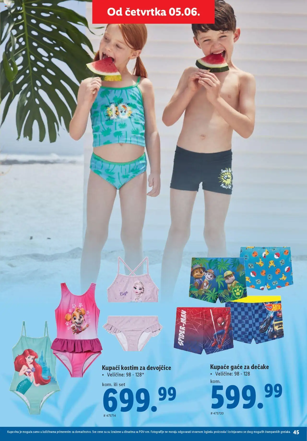 Lidl katalog - važi od 29.05.2025 | Strana: 45 | Proizvode: Kupaći kostim