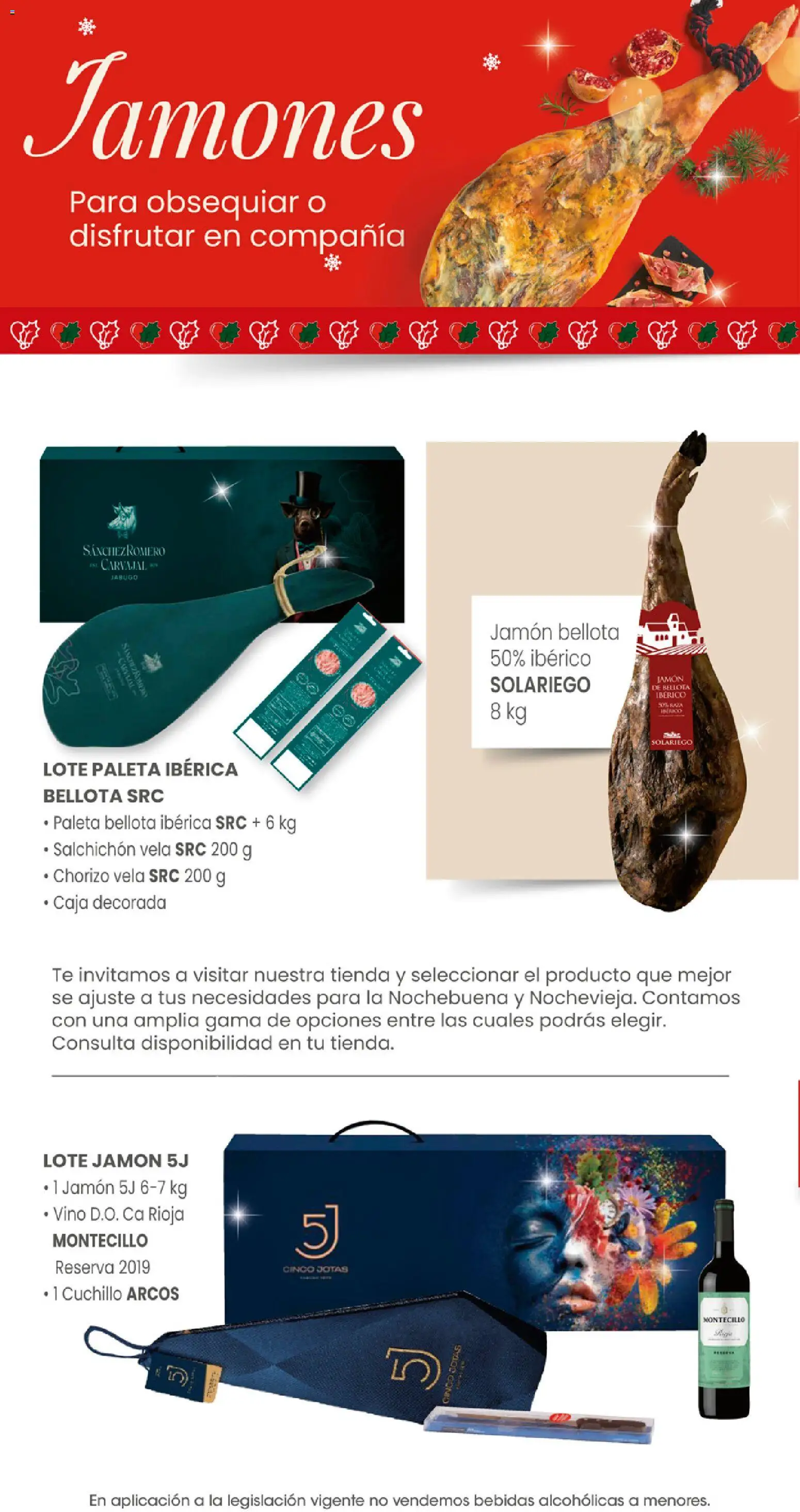 Eroski - Encargos Navidad 2025 │ válido desde el 24.11.2025 | Página: 10 | Productos: Jamón, Vino, Té, Vela