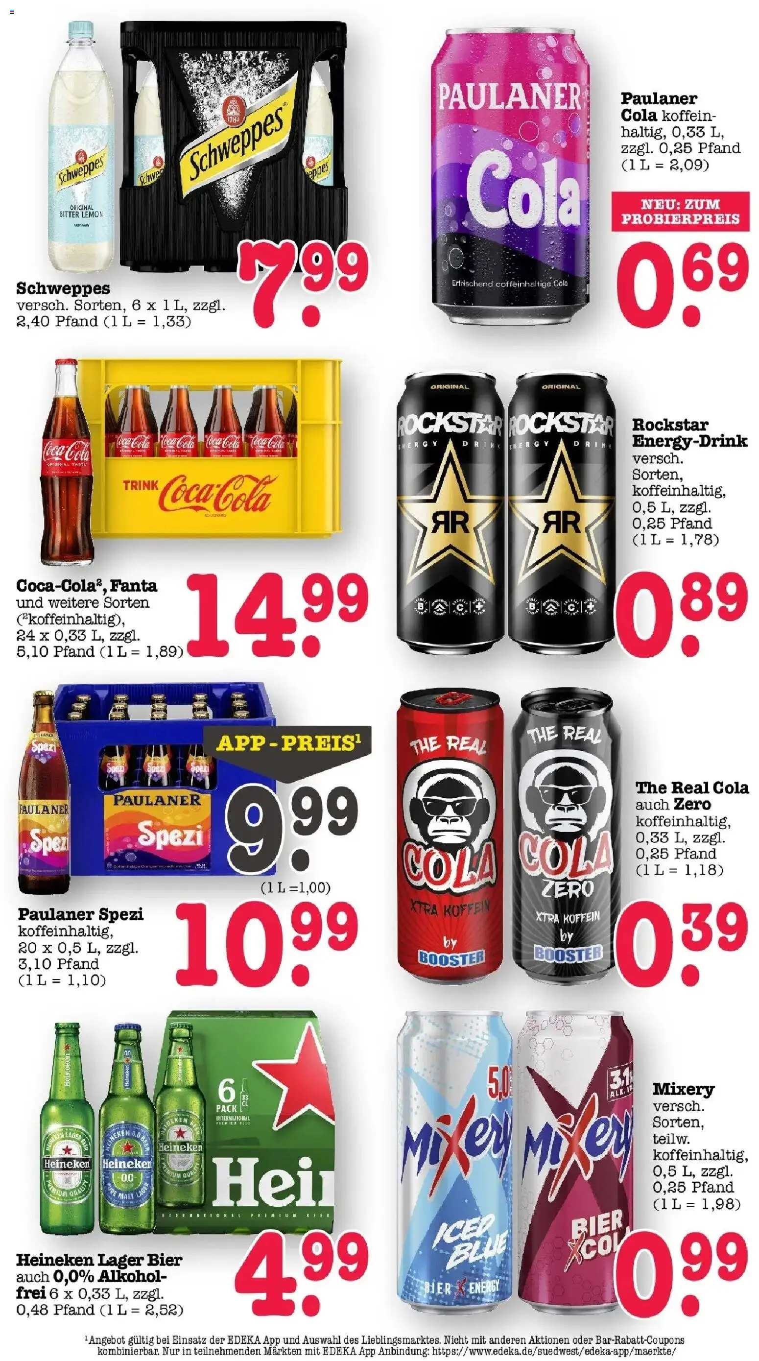 Edeka prospekt Offenbach	 – gültig ab 09.03.2026 | Seite: 45 | Produkte: Rockstar, Schweppes, Mixery, Paulaner