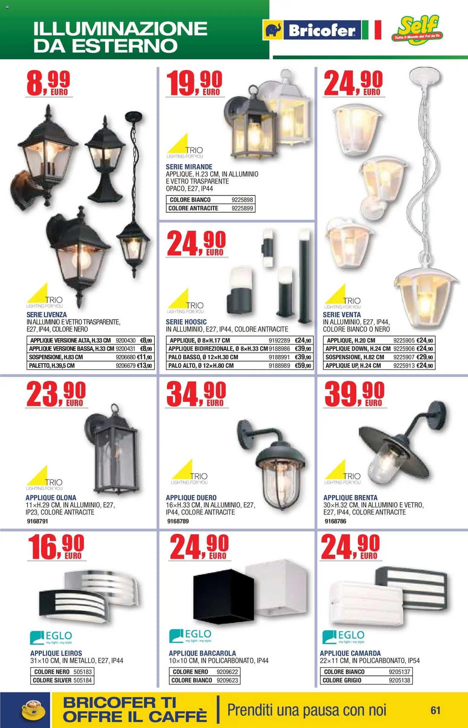 Volantino Bricofer del 14.04.2026 | Pagina: 61 | Prodotti: Tè, Alluminio