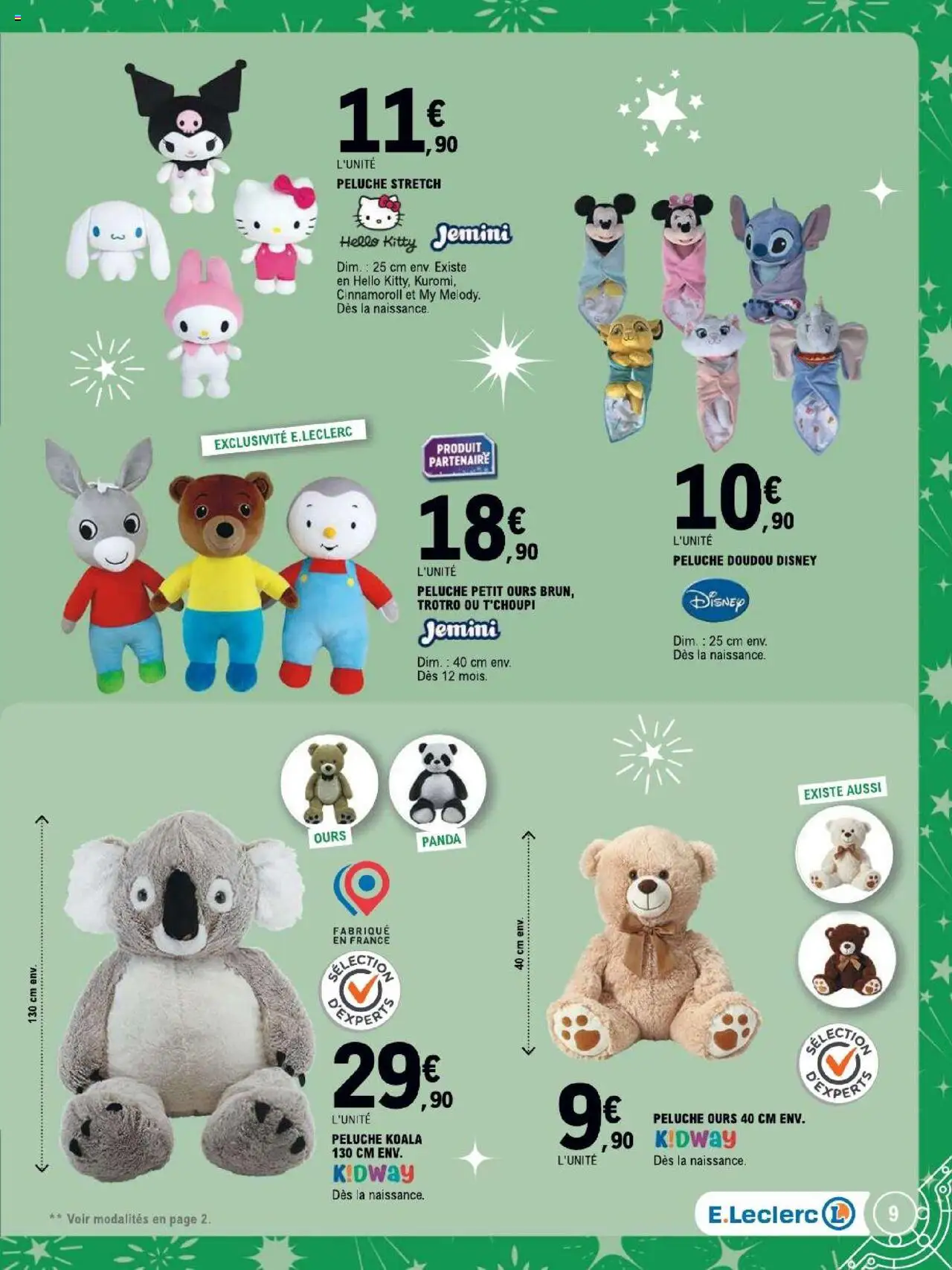 {H1} | Page: 9 | Produits: Peluche