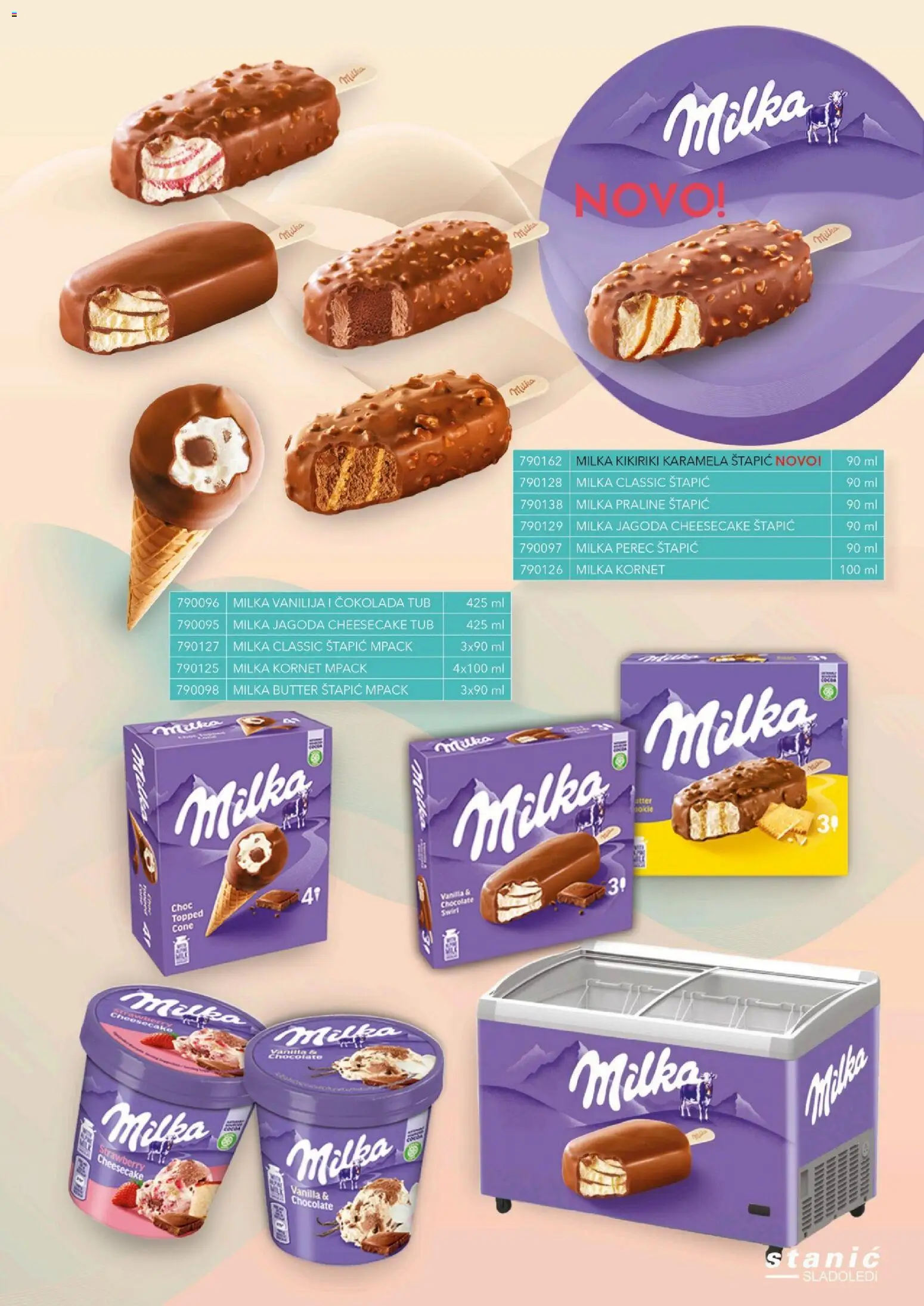 Stanić Diskont katalog | vrijedi od 03.02.2026 | Stranica: 7 | Proizvodi: Čokolada, Kikiriki, Sladoled, Milka