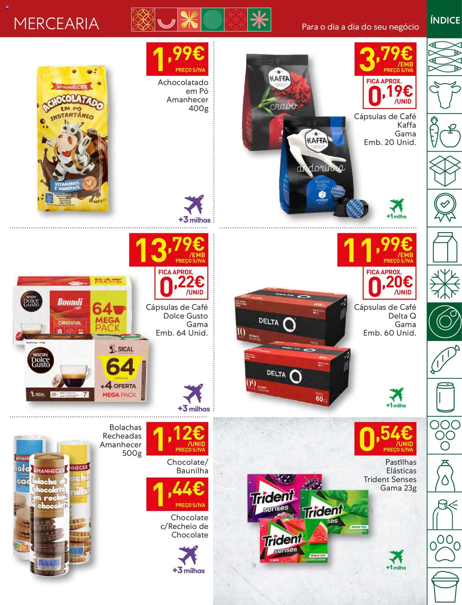 Recheio folheto │ válido de 09.12.2025 | Página: 23 | Produtos: Bolachas, Café, Chocolate, Dolce gusto