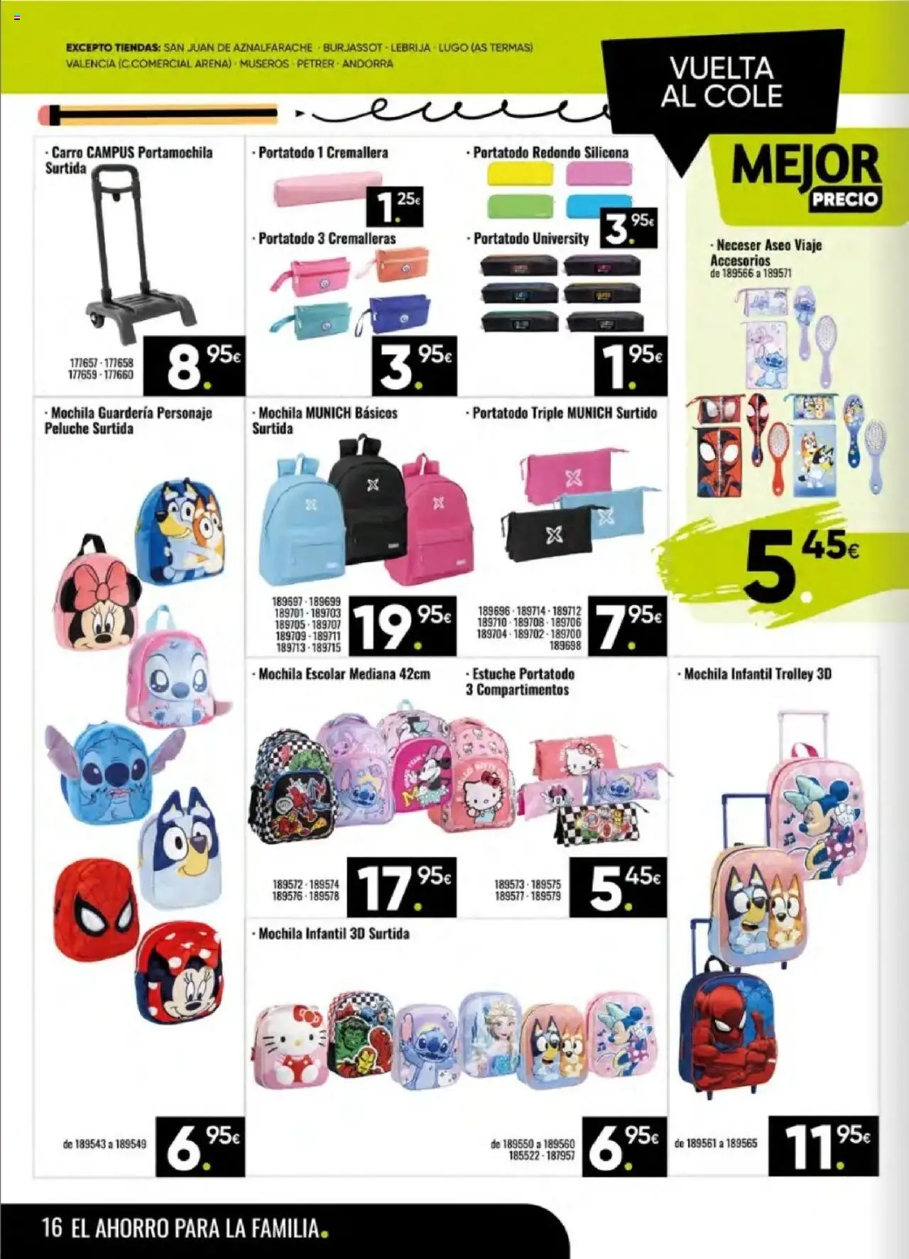 Family Cash folleto │ válido desde el 08.09.2025 | Página: 15 | Productos: Mochila, Neceser