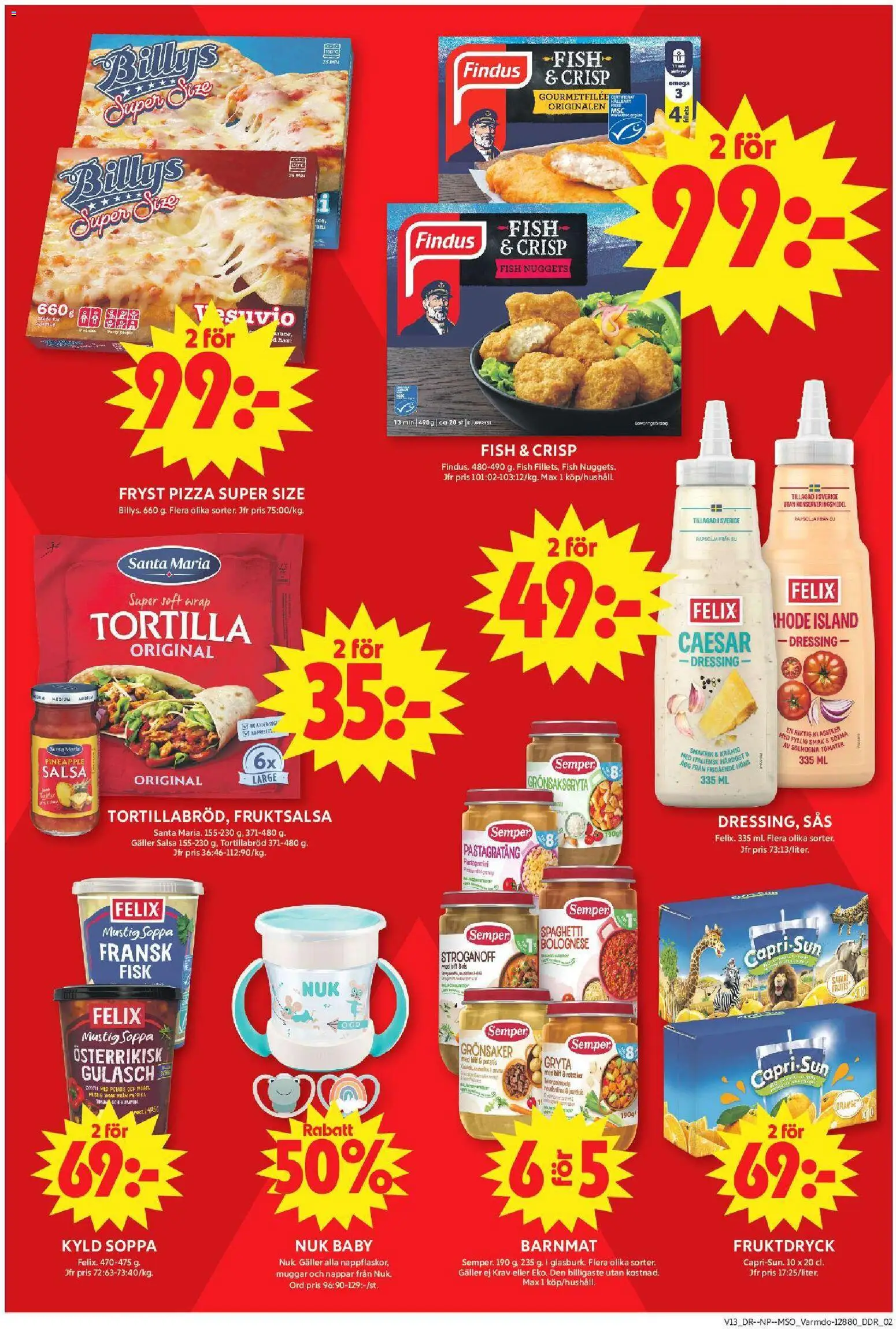 ICA Maxi reklamblad aktuell från 23.03.2026 | Sida: 9